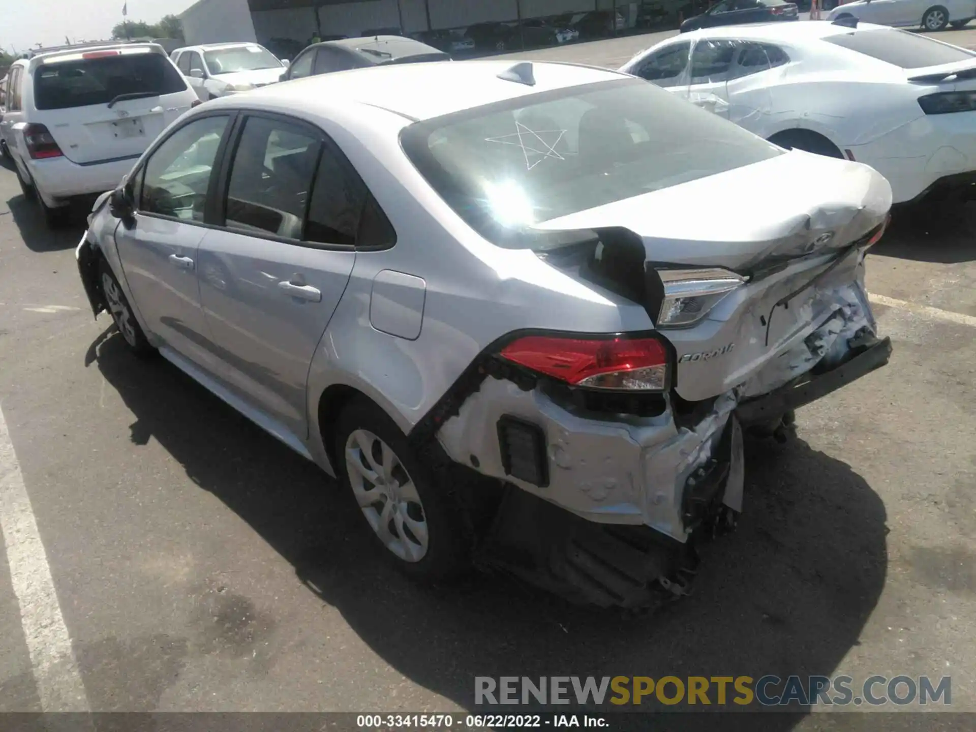 3 Photograph of a damaged car 5YFEPMAE0MP248425 TOYOTA COROLLA 2021