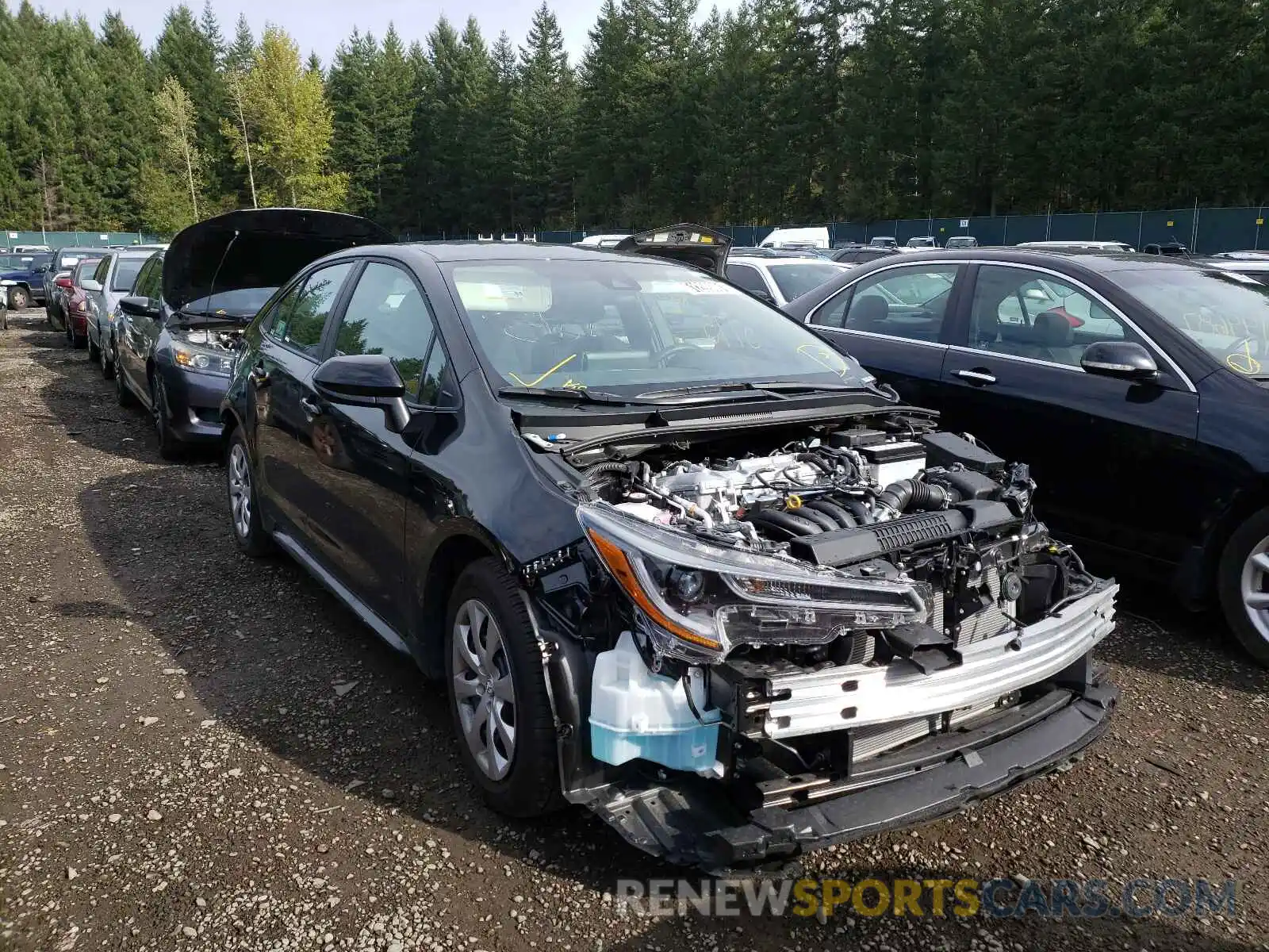 1 Photograph of a damaged car 5YFEPMAE0MP249168 TOYOTA COROLLA 2021