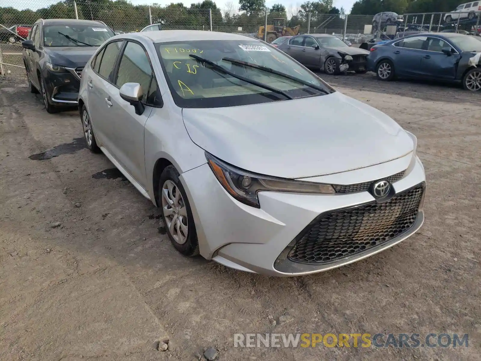 1 Photograph of a damaged car 5YFEPMAE0MP249638 TOYOTA COROLLA 2021