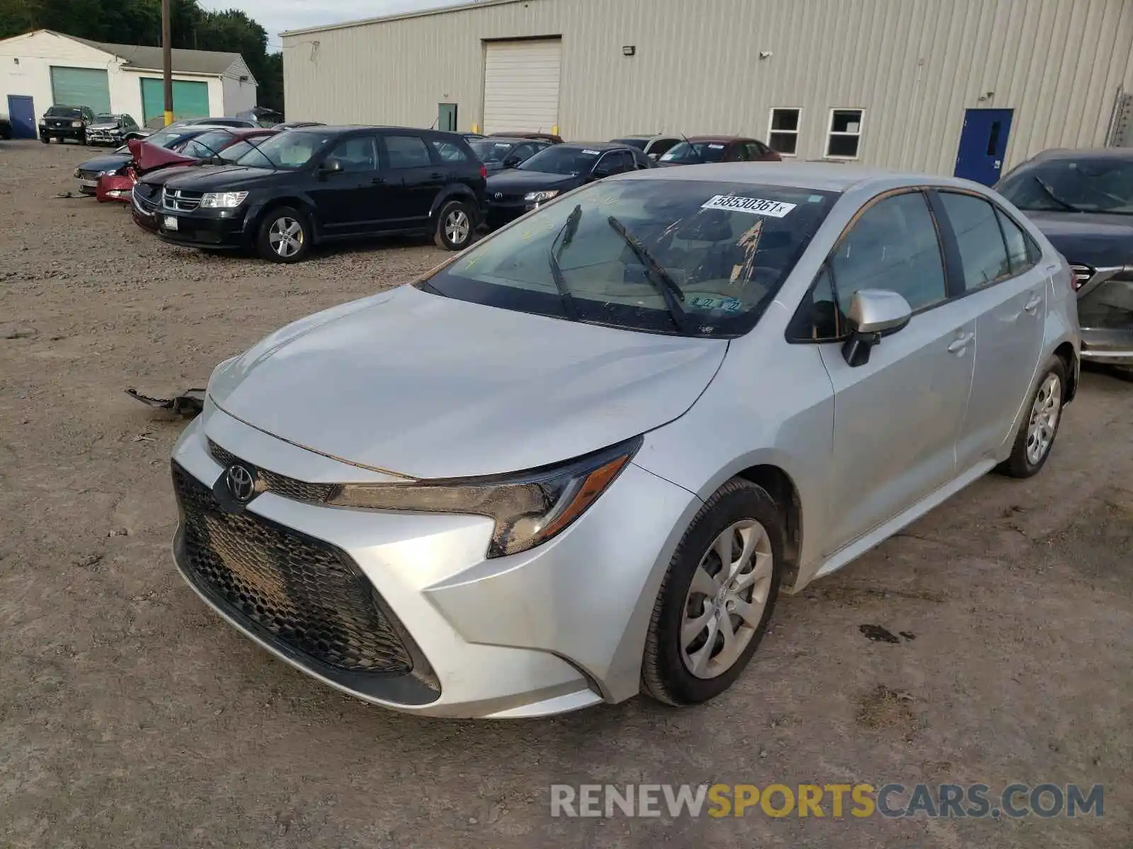 2 Photograph of a damaged car 5YFEPMAE0MP249638 TOYOTA COROLLA 2021