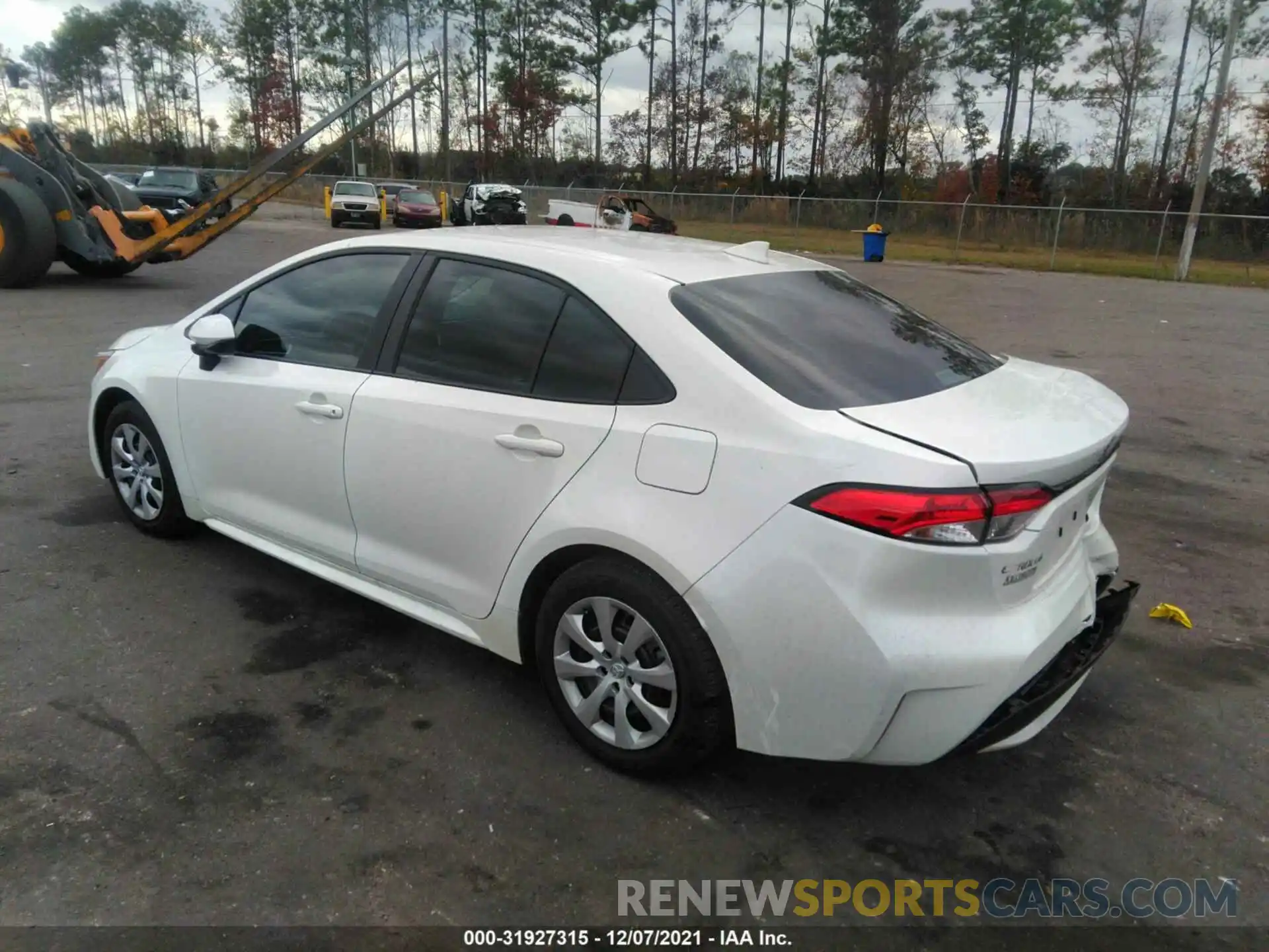 3 Photograph of a damaged car 5YFEPMAE0MP249865 TOYOTA COROLLA 2021