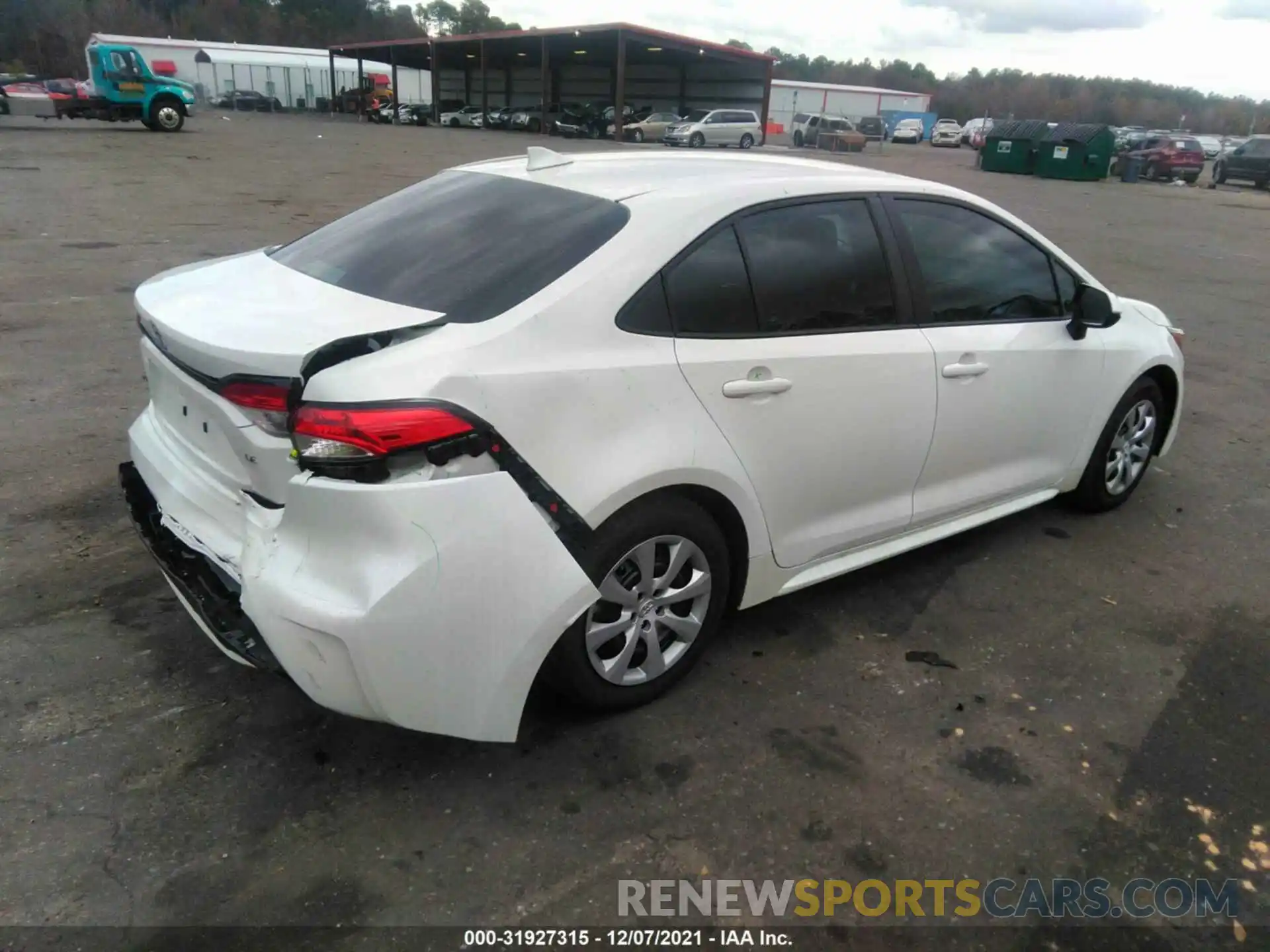 4 Photograph of a damaged car 5YFEPMAE0MP249865 TOYOTA COROLLA 2021