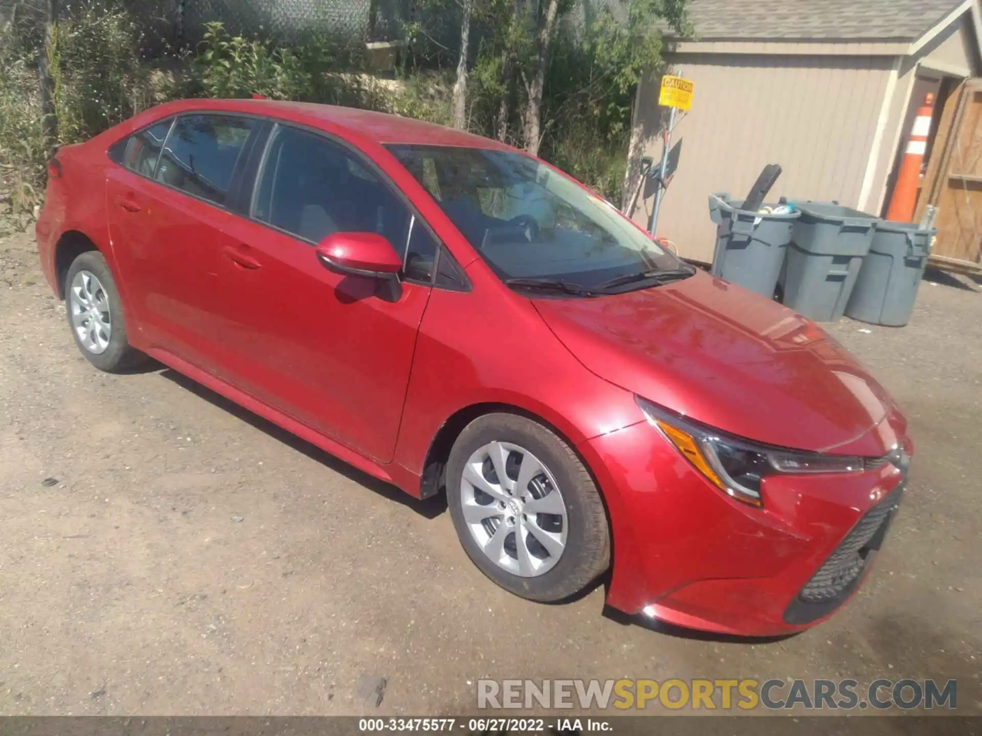 1 Photograph of a damaged car 5YFEPMAE0MP251275 TOYOTA COROLLA 2021