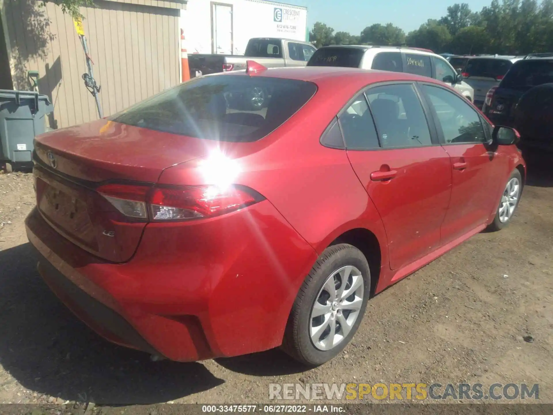 4 Photograph of a damaged car 5YFEPMAE0MP251275 TOYOTA COROLLA 2021