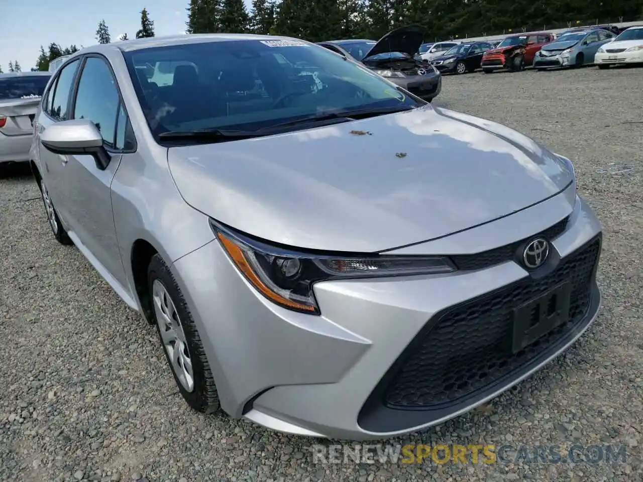 1 Photograph of a damaged car 5YFEPMAE0MP253706 TOYOTA COROLLA 2021