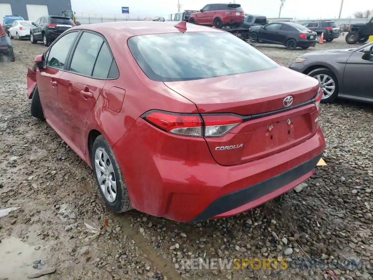 3 Photograph of a damaged car 5YFEPMAE0MP255262 TOYOTA COROLLA 2021