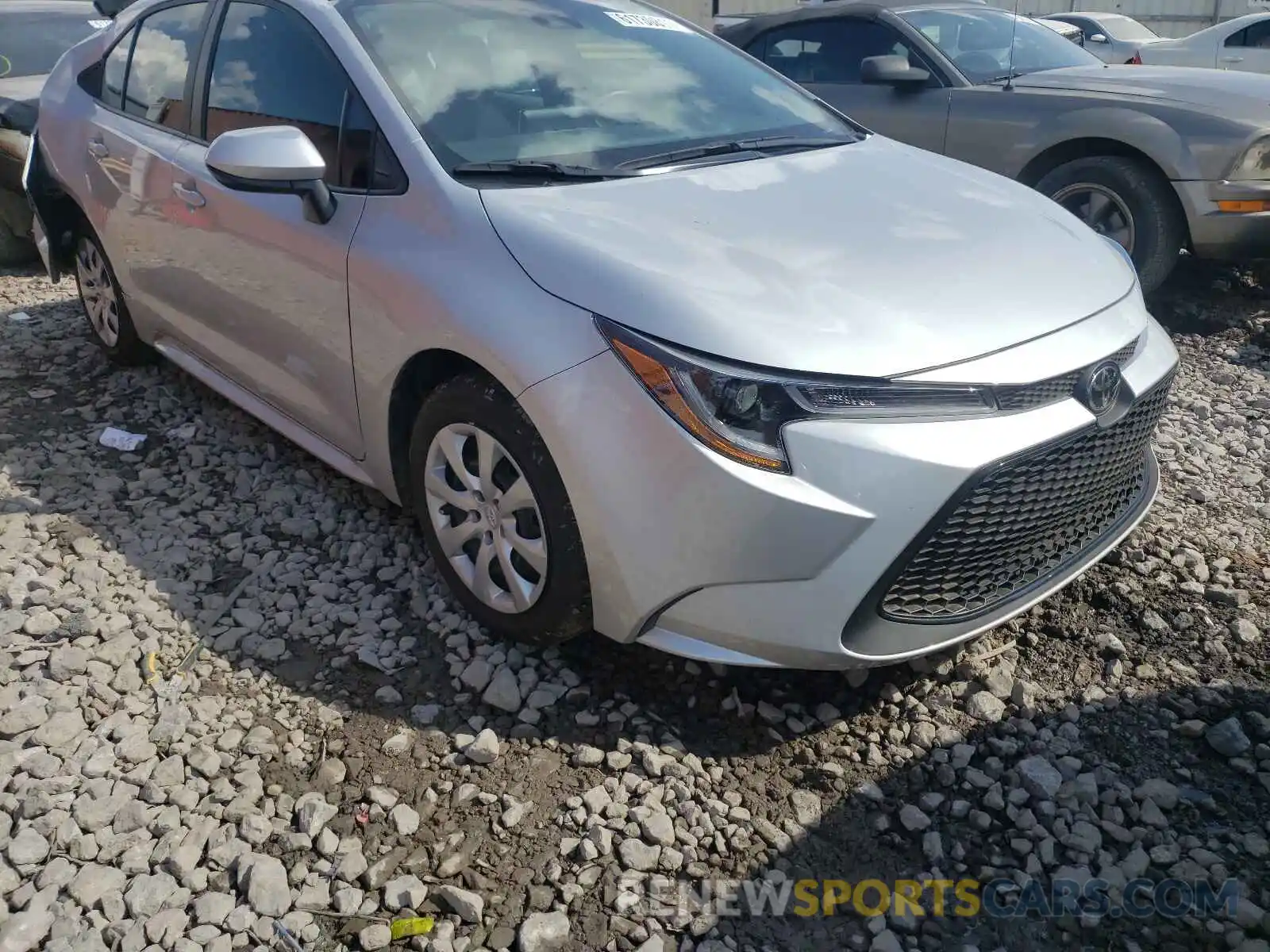 1 Photograph of a damaged car 5YFEPMAE0MP255679 TOYOTA COROLLA 2021