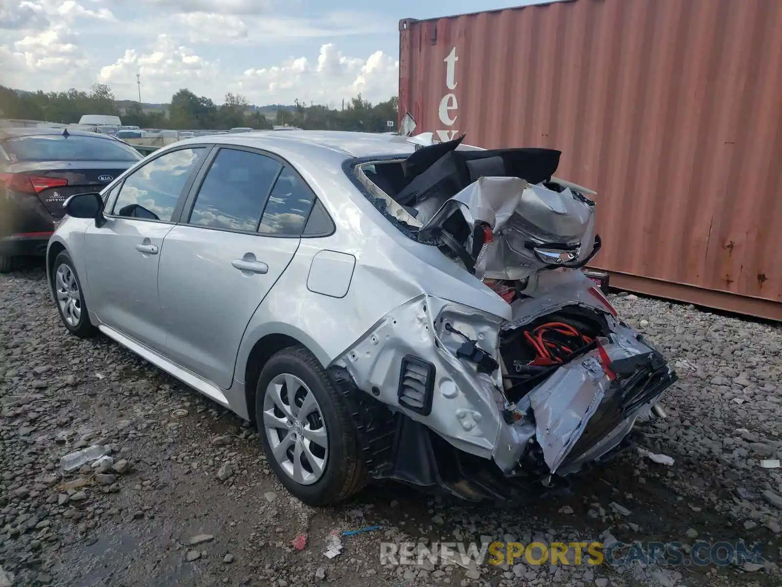 3 Photograph of a damaged car 5YFEPMAE0MP255679 TOYOTA COROLLA 2021