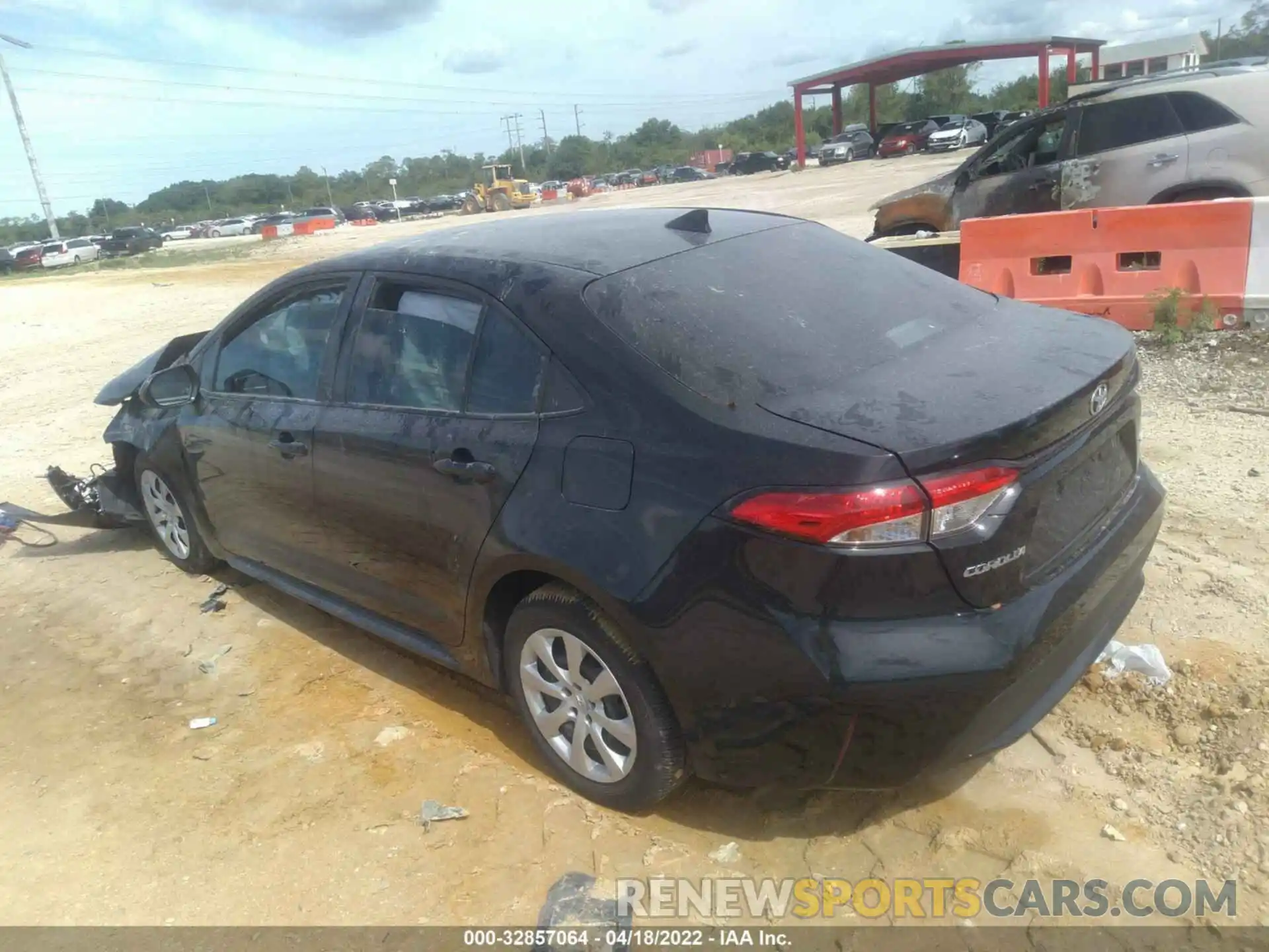 3 Photograph of a damaged car 5YFEPMAE0MP256749 TOYOTA COROLLA 2021