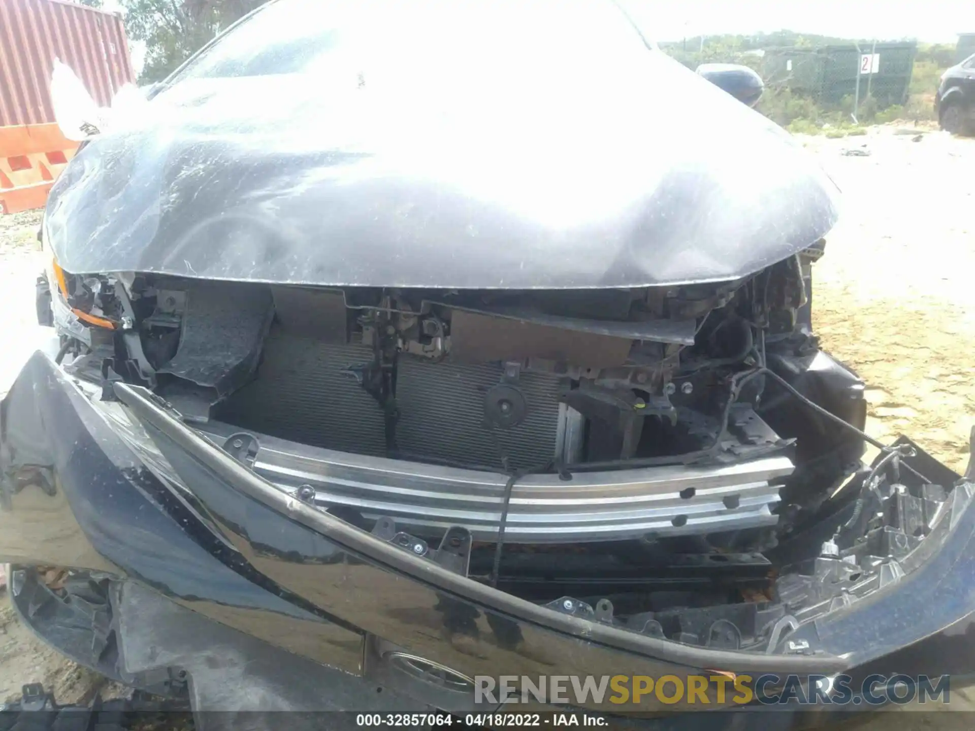 6 Photograph of a damaged car 5YFEPMAE0MP256749 TOYOTA COROLLA 2021