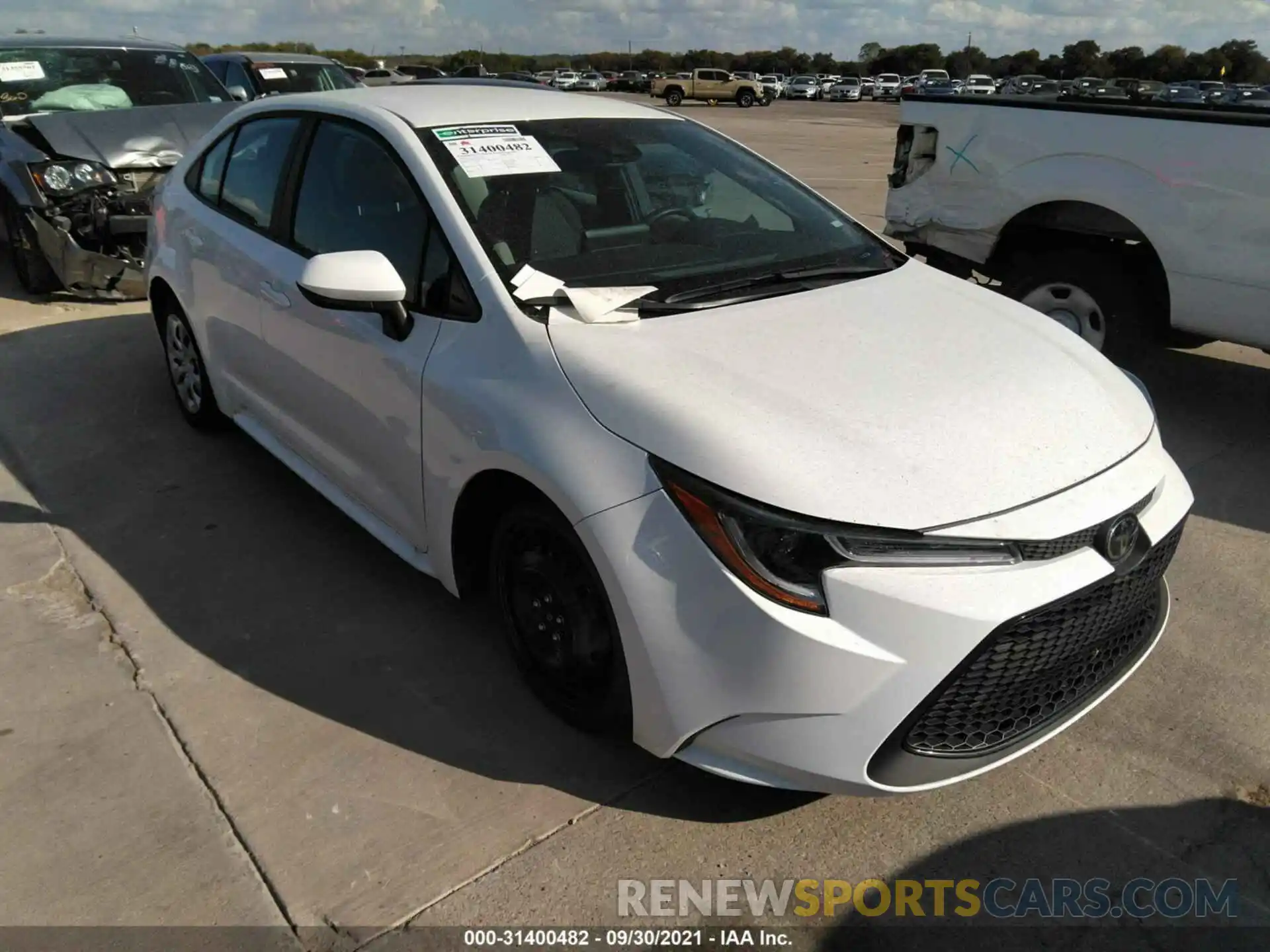 1 Photograph of a damaged car 5YFEPMAE0MP257111 TOYOTA COROLLA 2021