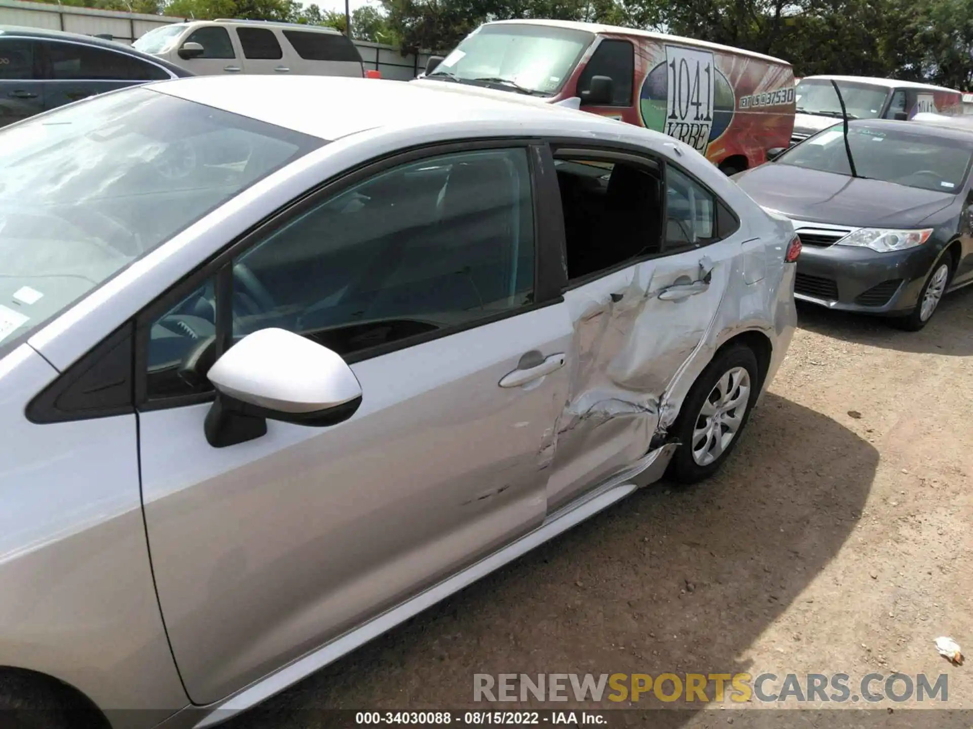 6 Photograph of a damaged car 5YFEPMAE0MP258663 TOYOTA COROLLA 2021