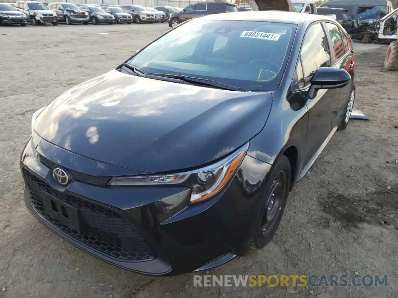 2 Photograph of a damaged car 5YFEPMAE0MP262888 TOYOTA COROLLA 2021