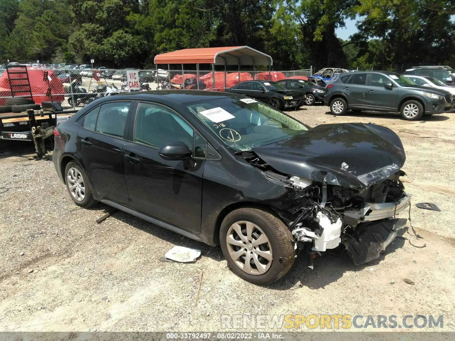 1 Photograph of a damaged car 5YFEPMAE0MP264544 TOYOTA COROLLA 2021