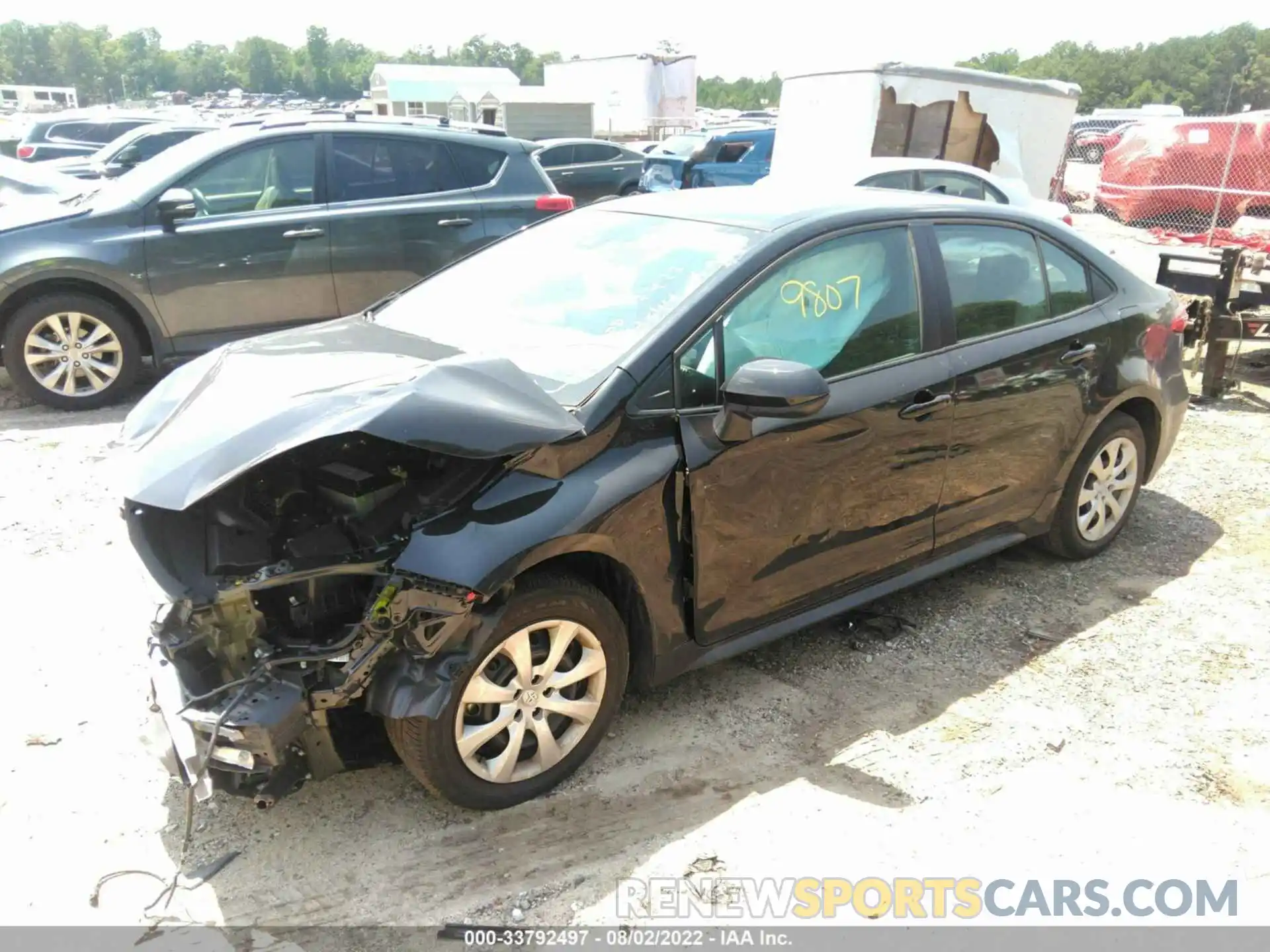 2 Photograph of a damaged car 5YFEPMAE0MP264544 TOYOTA COROLLA 2021