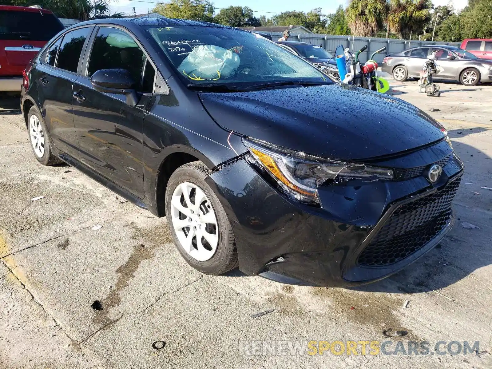 1 Photograph of a damaged car 5YFEPMAE0MP264575 TOYOTA COROLLA 2021