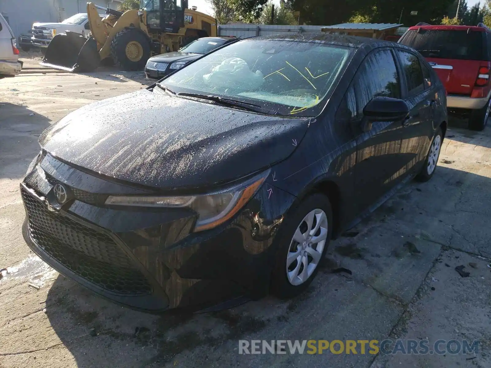 2 Photograph of a damaged car 5YFEPMAE0MP264575 TOYOTA COROLLA 2021