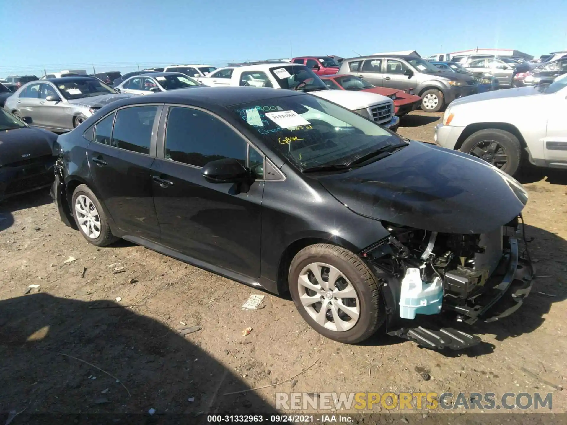 1 Photograph of a damaged car 5YFEPMAE0MP264849 TOYOTA COROLLA 2021