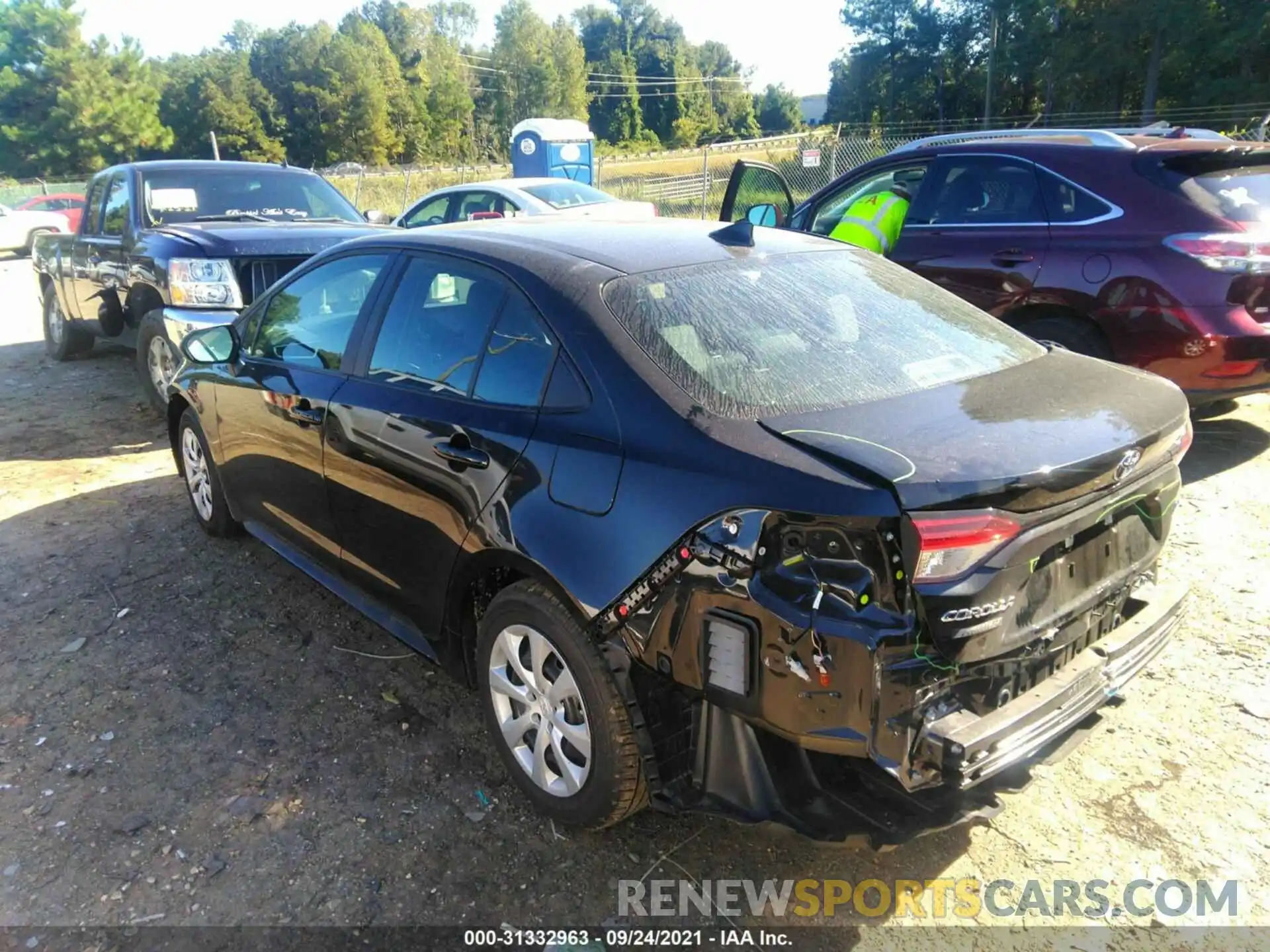 3 Photograph of a damaged car 5YFEPMAE0MP264849 TOYOTA COROLLA 2021