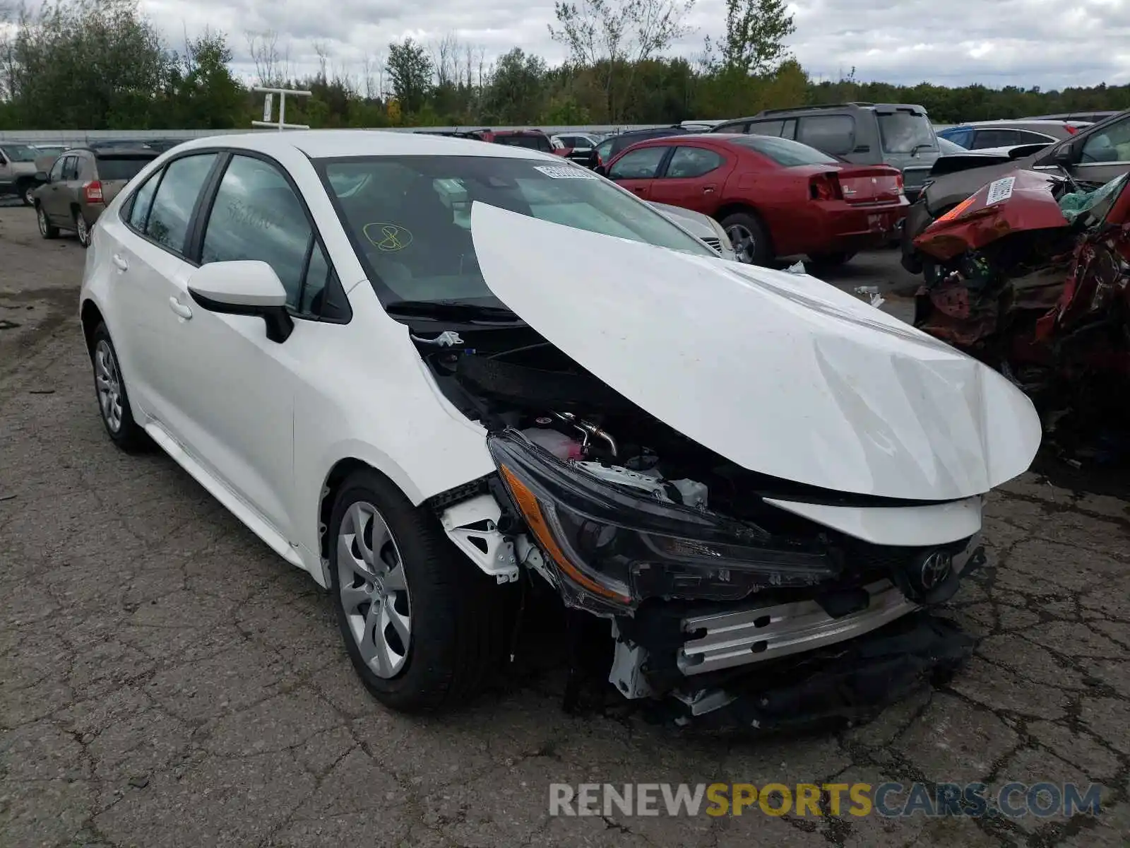 1 Photograph of a damaged car 5YFEPMAE0MP266827 TOYOTA COROLLA 2021