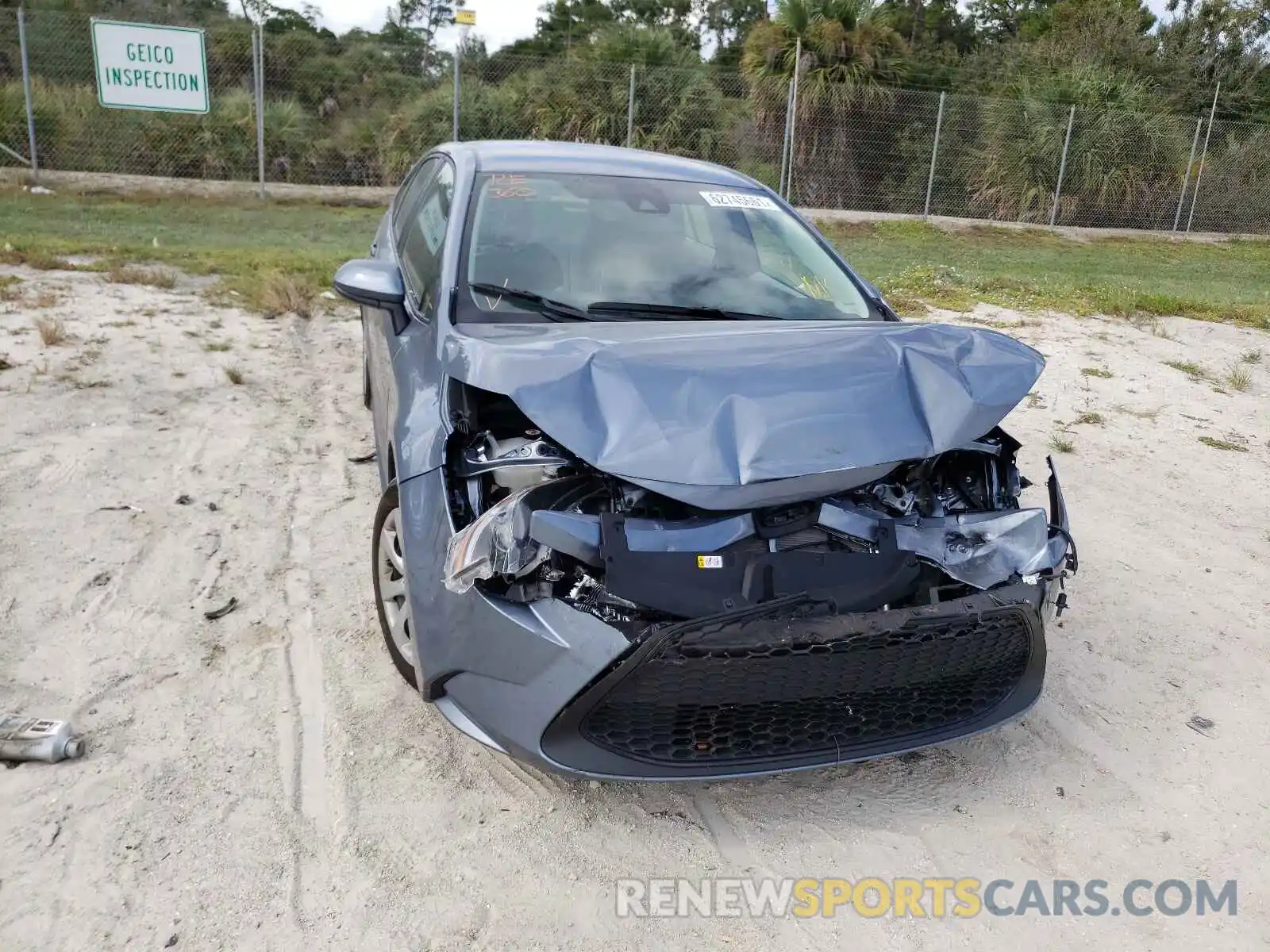 9 Photograph of a damaged car 5YFEPMAE0MP267735 TOYOTA COROLLA 2021