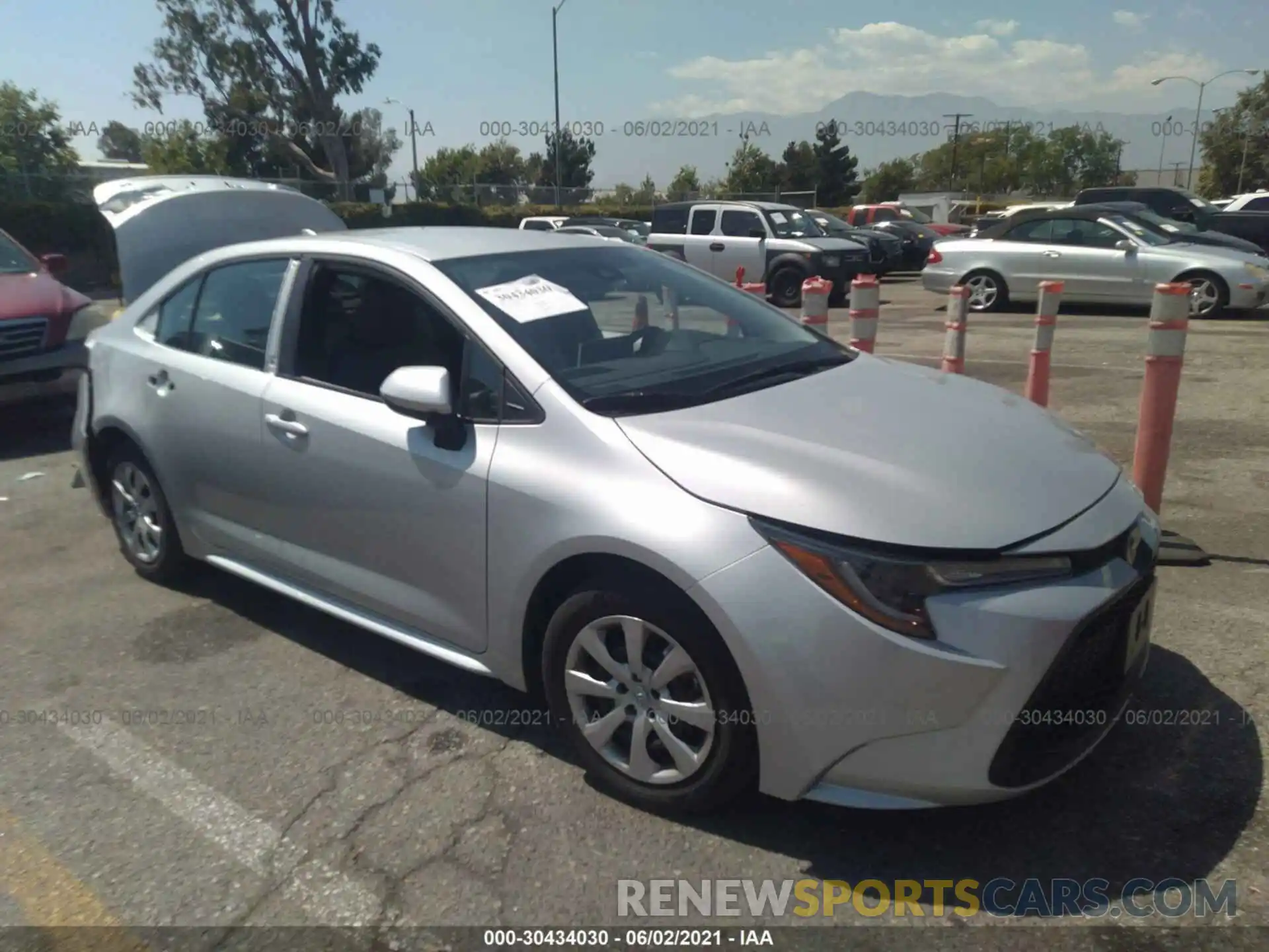 1 Photograph of a damaged car 5YFEPMAE1MP147099 TOYOTA COROLLA 2021