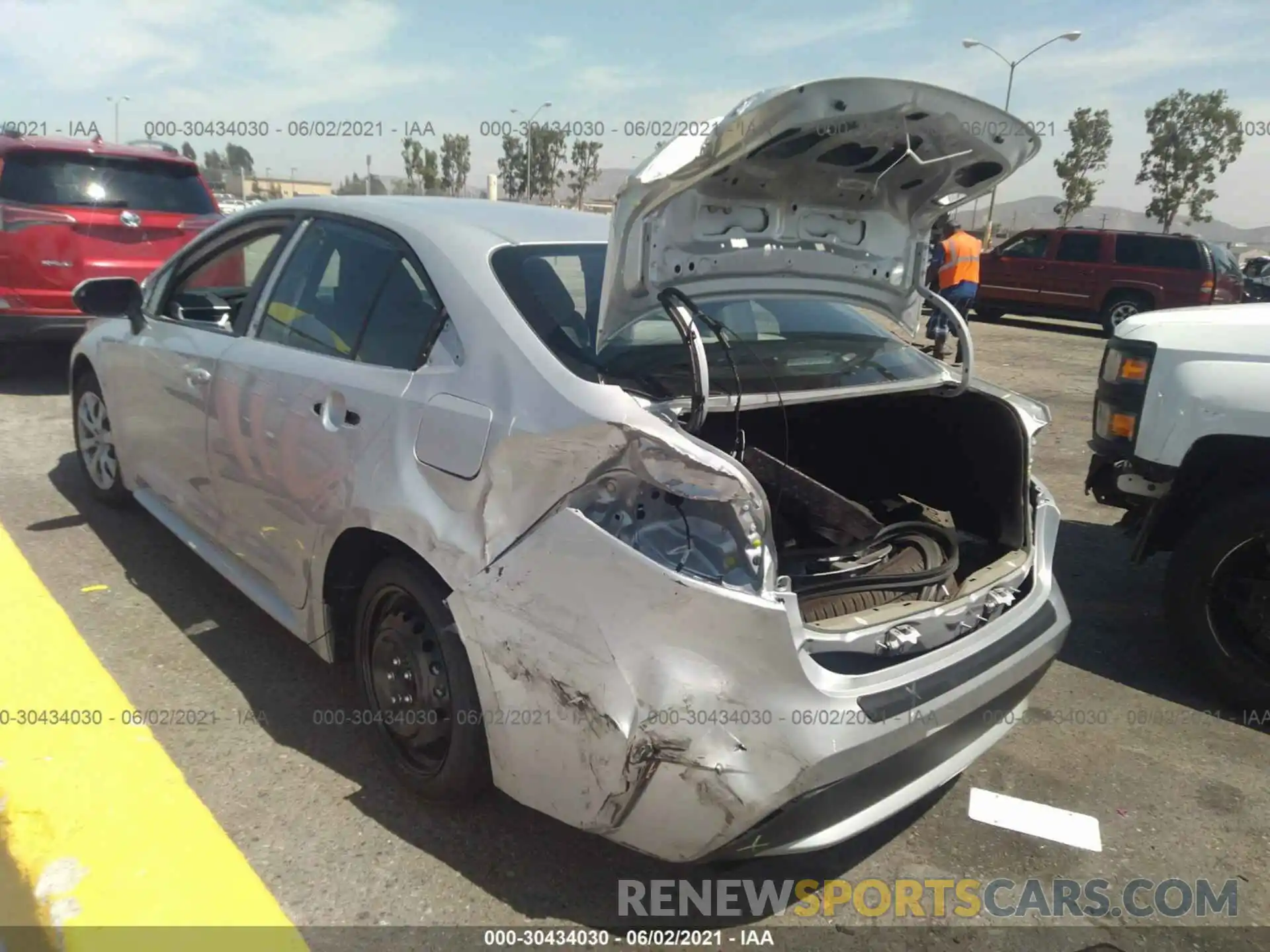 3 Photograph of a damaged car 5YFEPMAE1MP147099 TOYOTA COROLLA 2021