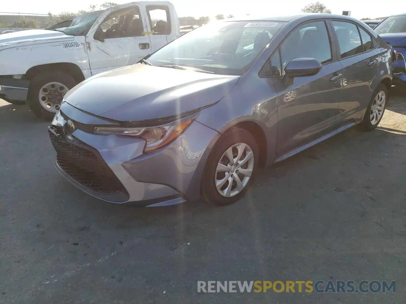 2 Photograph of a damaged car 5YFEPMAE1MP148298 TOYOTA COROLLA 2021