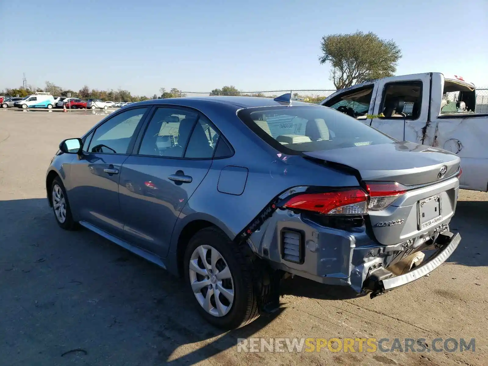 3 Photograph of a damaged car 5YFEPMAE1MP148298 TOYOTA COROLLA 2021