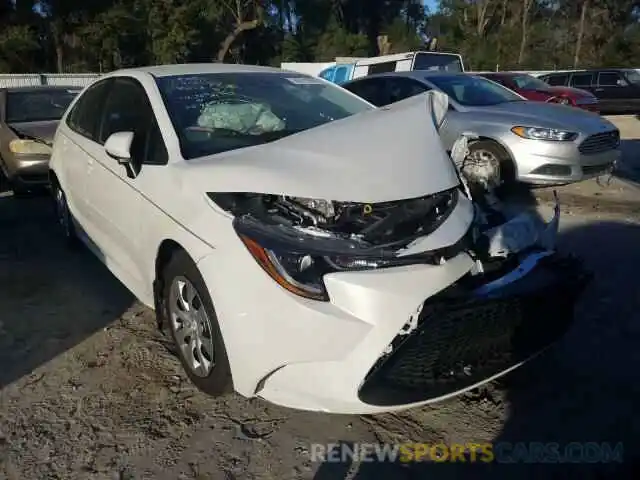 1 Photograph of a damaged car 5YFEPMAE1MP148785 TOYOTA COROLLA 2021