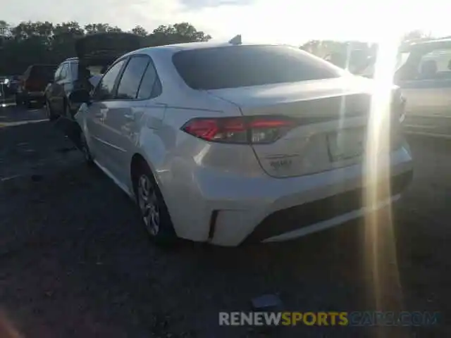 3 Photograph of a damaged car 5YFEPMAE1MP148785 TOYOTA COROLLA 2021