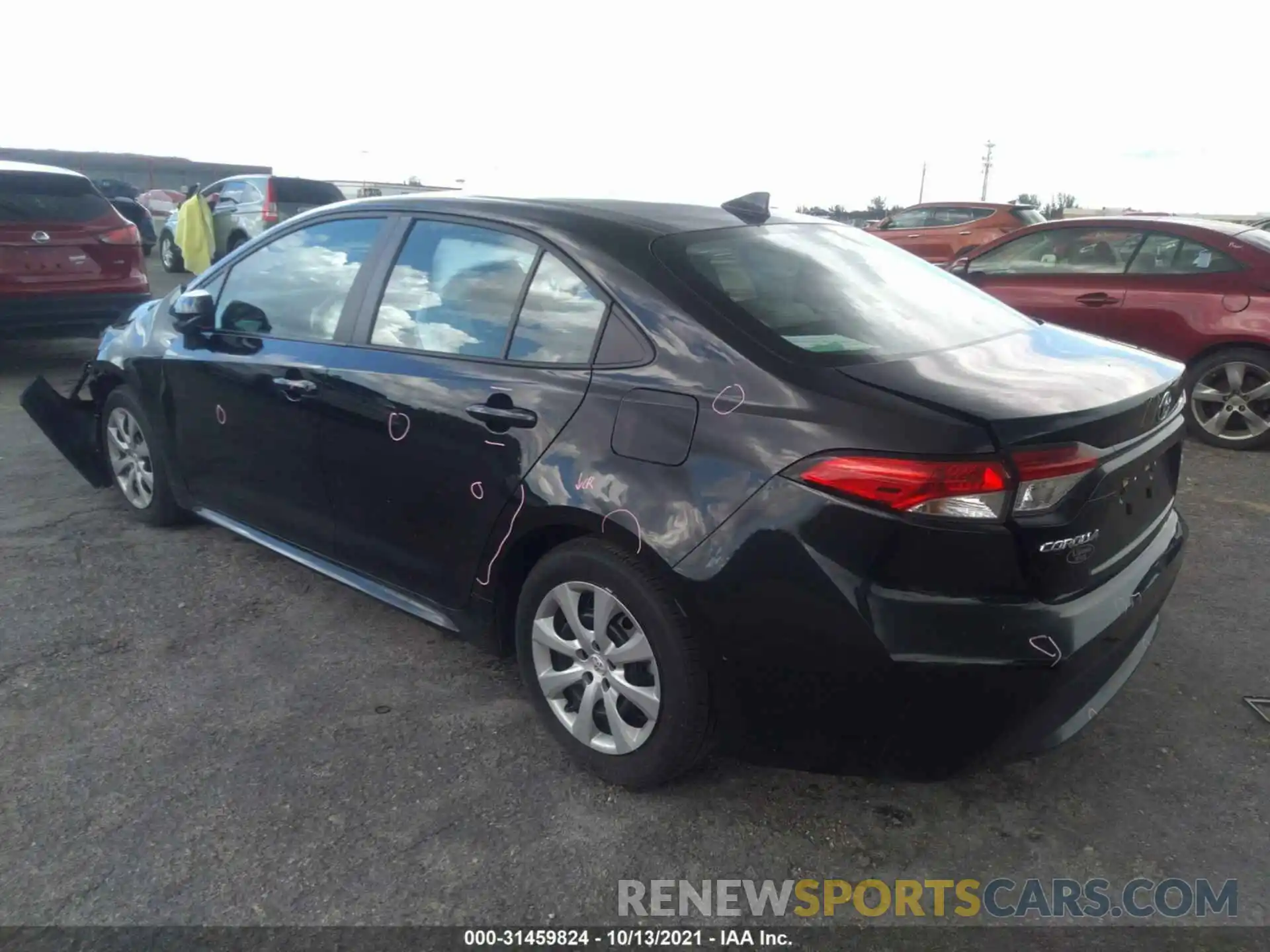 3 Photograph of a damaged car 5YFEPMAE1MP149435 TOYOTA COROLLA 2021