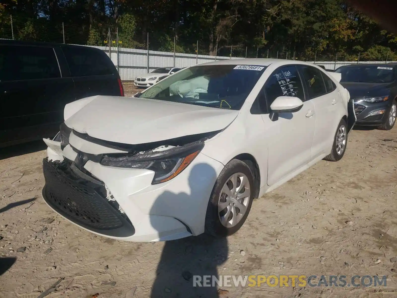 2 Photograph of a damaged car 5YFEPMAE1MP151119 TOYOTA COROLLA 2021