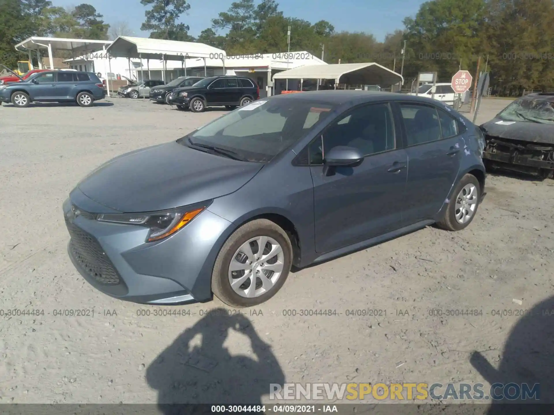 2 Photograph of a damaged car 5YFEPMAE1MP152190 TOYOTA COROLLA 2021