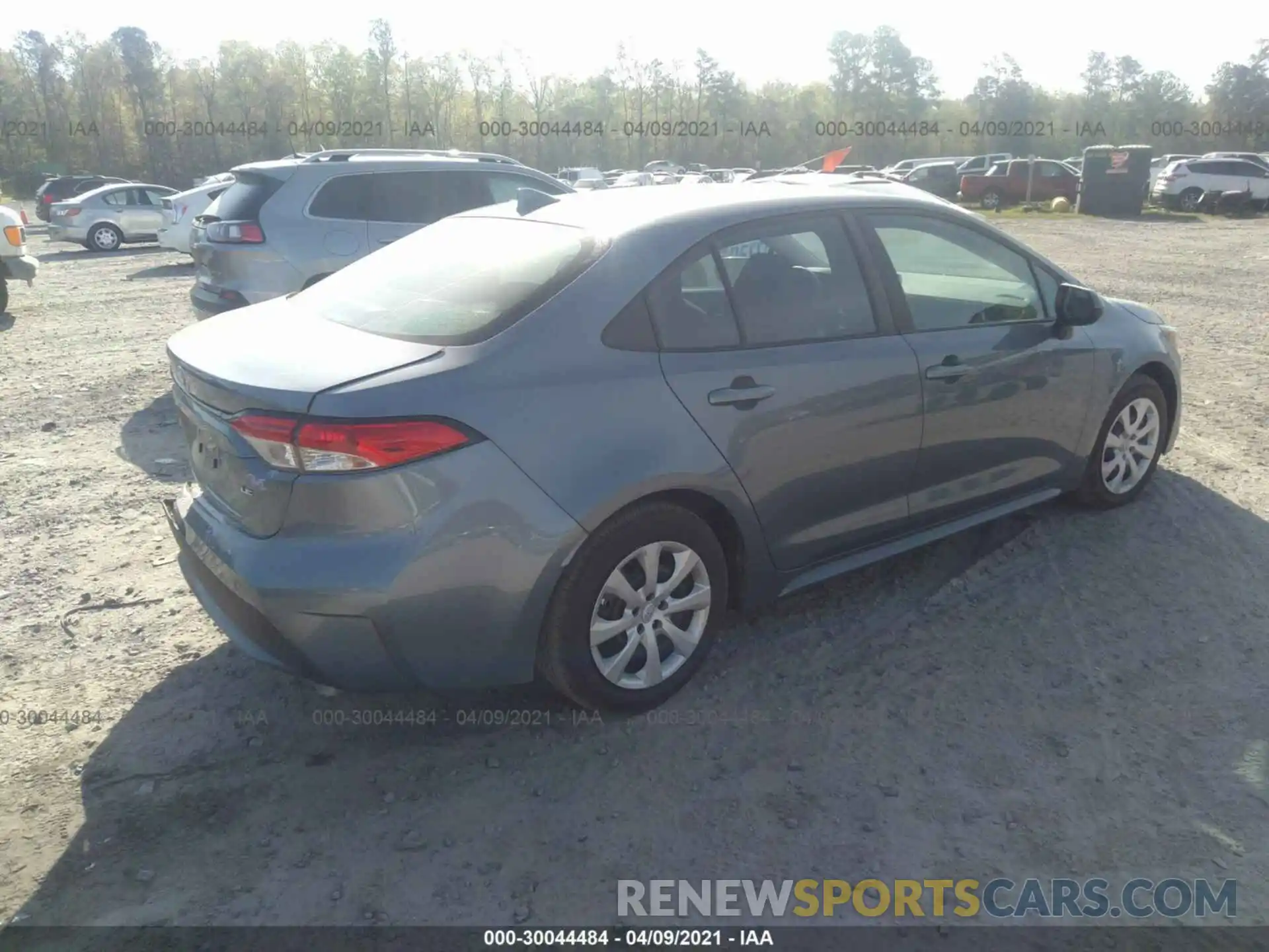 4 Photograph of a damaged car 5YFEPMAE1MP152190 TOYOTA COROLLA 2021