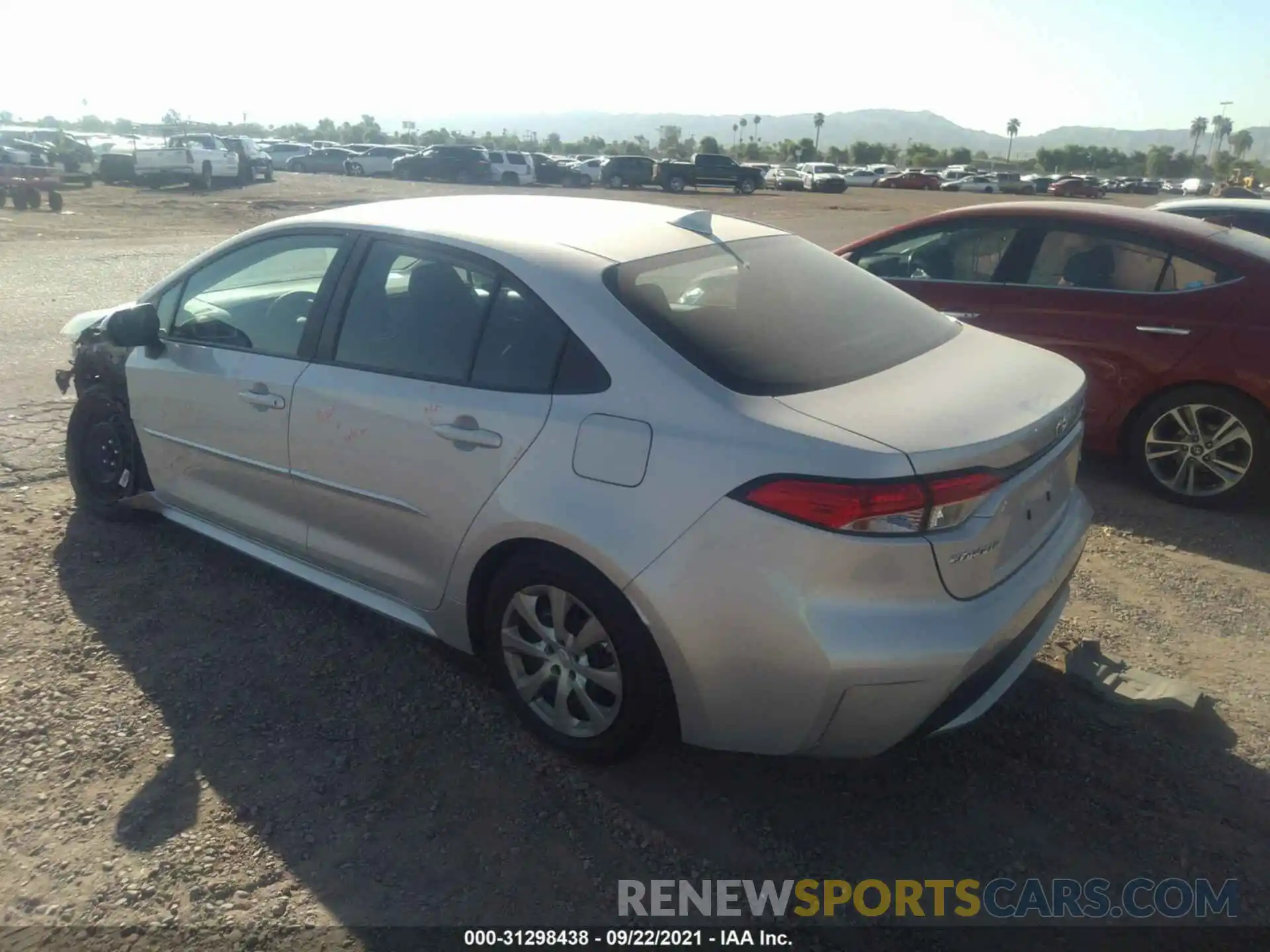 3 Photograph of a damaged car 5YFEPMAE1MP152738 TOYOTA COROLLA 2021