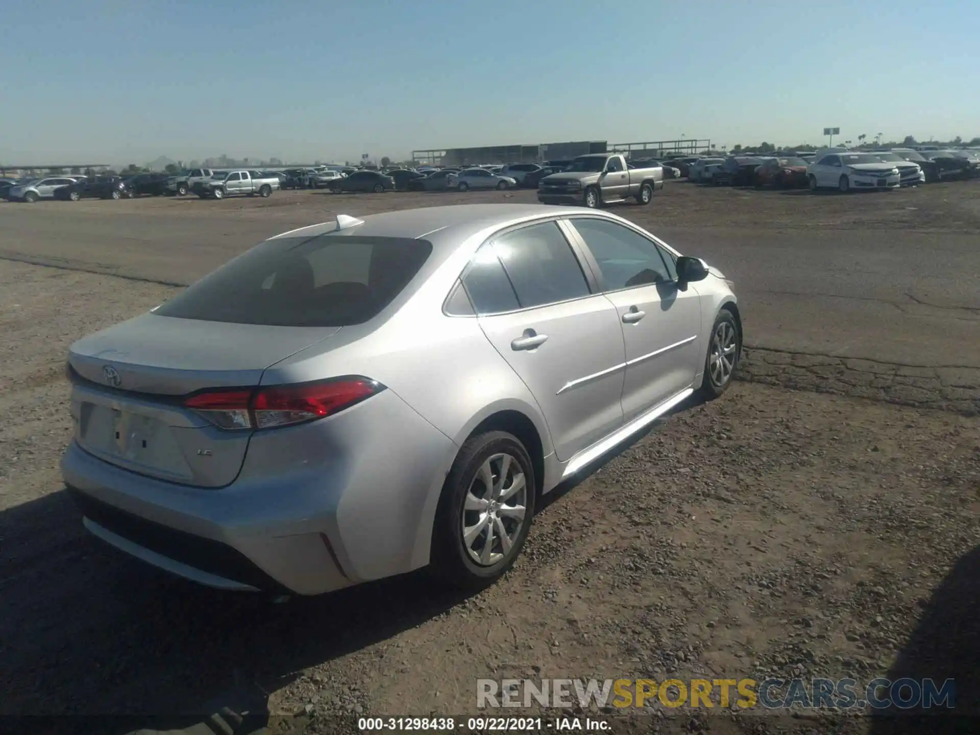 4 Photograph of a damaged car 5YFEPMAE1MP152738 TOYOTA COROLLA 2021