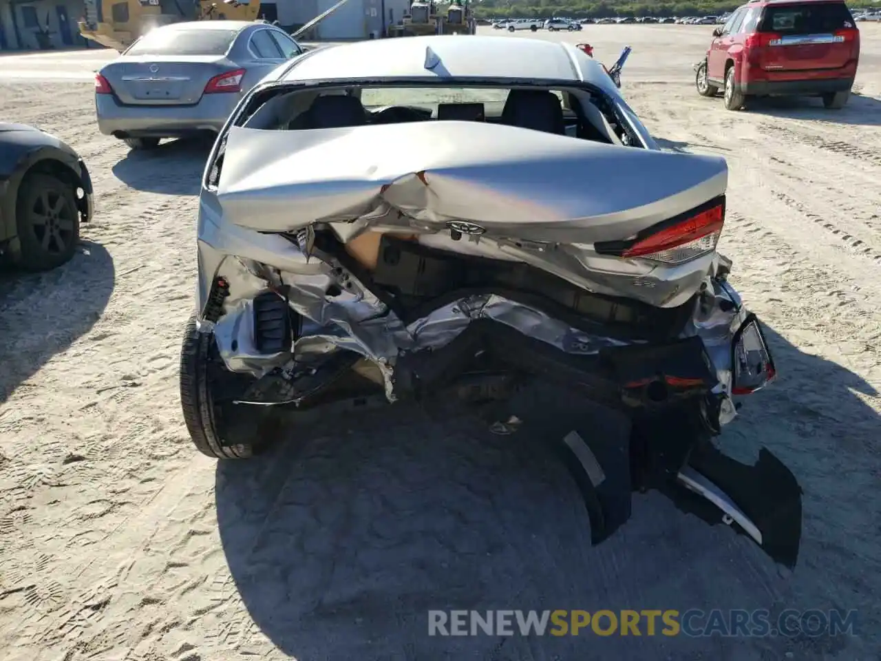 9 Photograph of a damaged car 5YFEPMAE1MP152867 TOYOTA COROLLA 2021