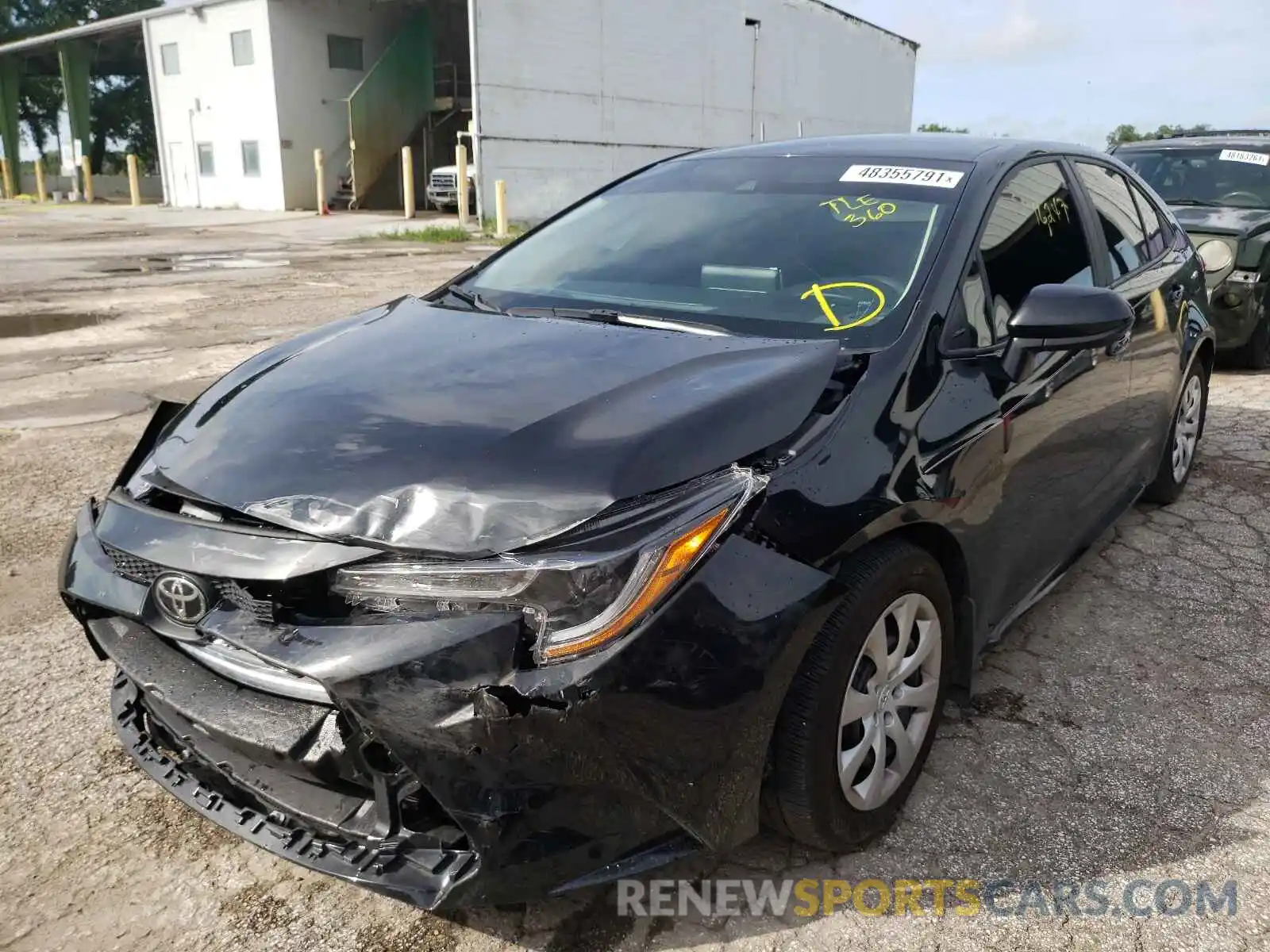 2 Photograph of a damaged car 5YFEPMAE1MP152965 TOYOTA COROLLA 2021