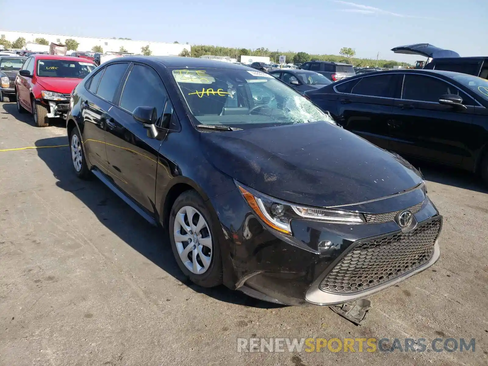 1 Photograph of a damaged car 5YFEPMAE1MP153906 TOYOTA COROLLA 2021