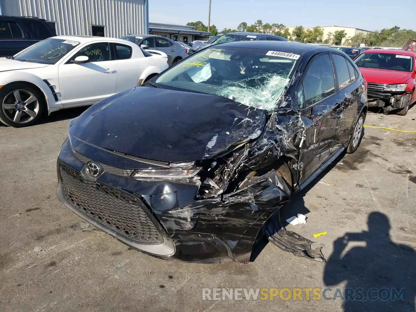 2 Photograph of a damaged car 5YFEPMAE1MP153906 TOYOTA COROLLA 2021