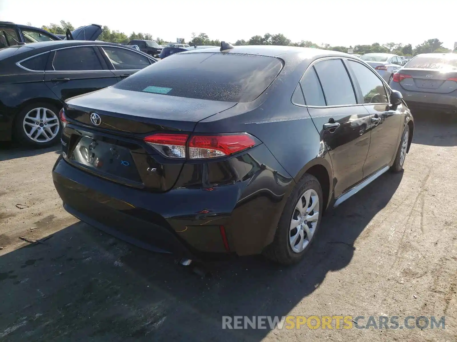 4 Photograph of a damaged car 5YFEPMAE1MP153906 TOYOTA COROLLA 2021