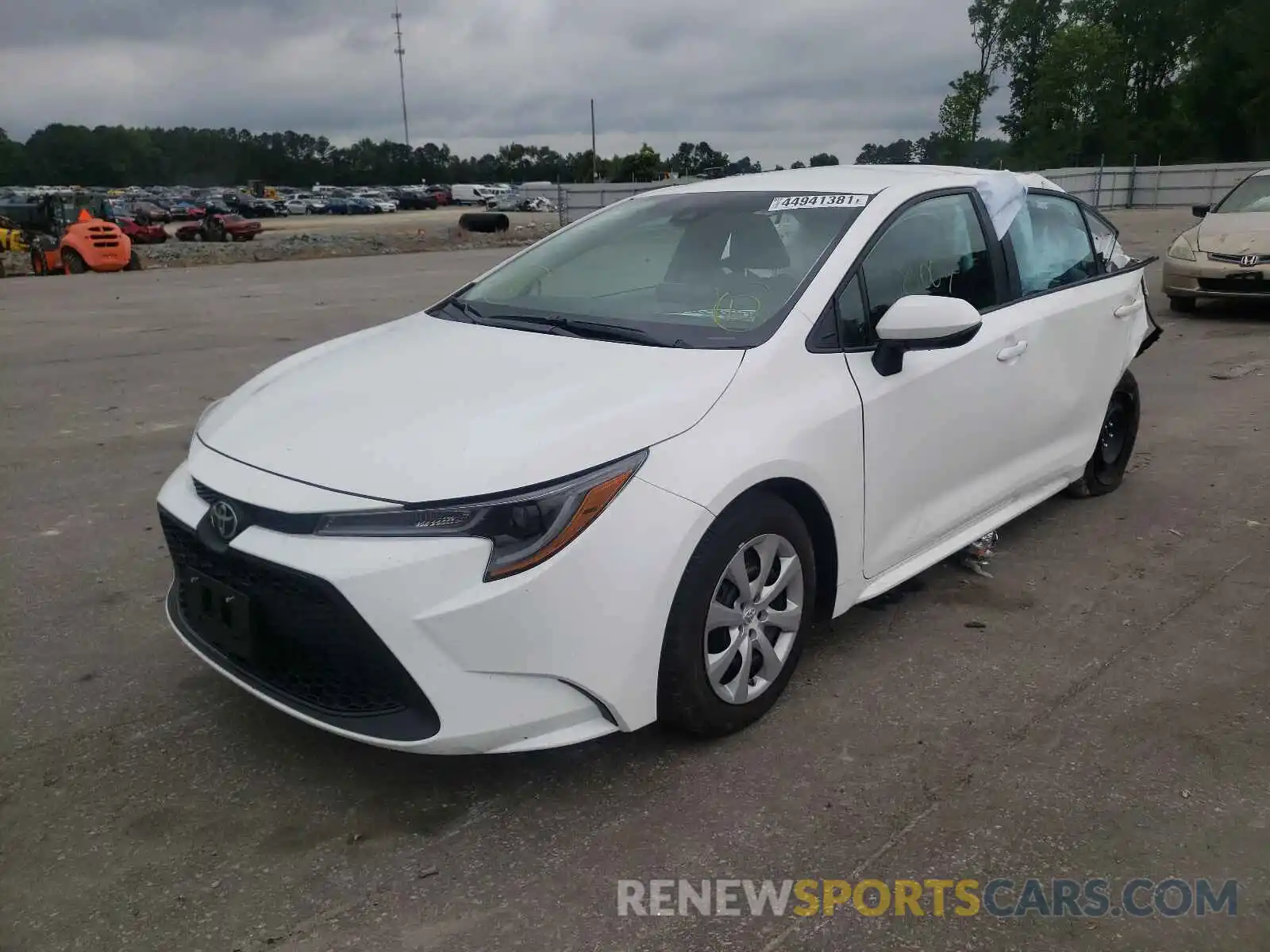 2 Photograph of a damaged car 5YFEPMAE1MP154862 TOYOTA COROLLA 2021