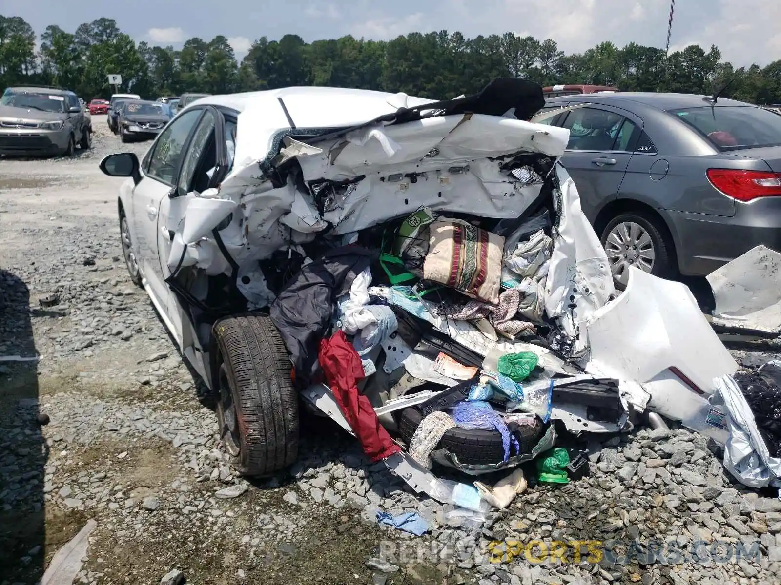 3 Photograph of a damaged car 5YFEPMAE1MP154862 TOYOTA COROLLA 2021