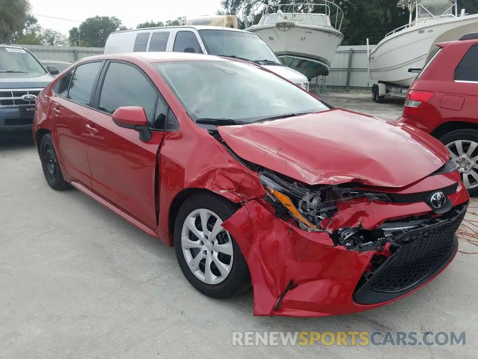 1 Photograph of a damaged car 5YFEPMAE1MP154960 TOYOTA COROLLA 2021