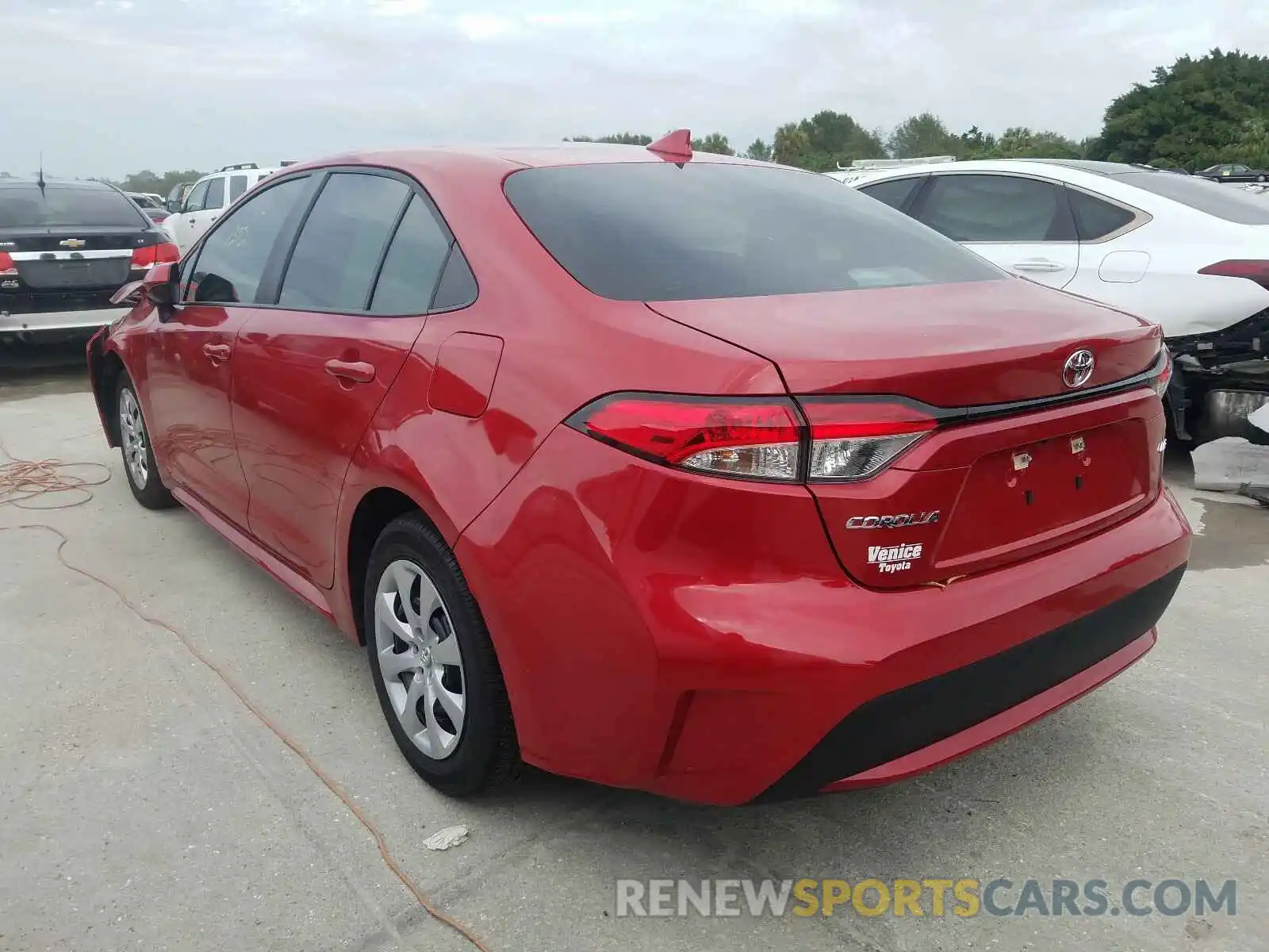 3 Photograph of a damaged car 5YFEPMAE1MP154960 TOYOTA COROLLA 2021