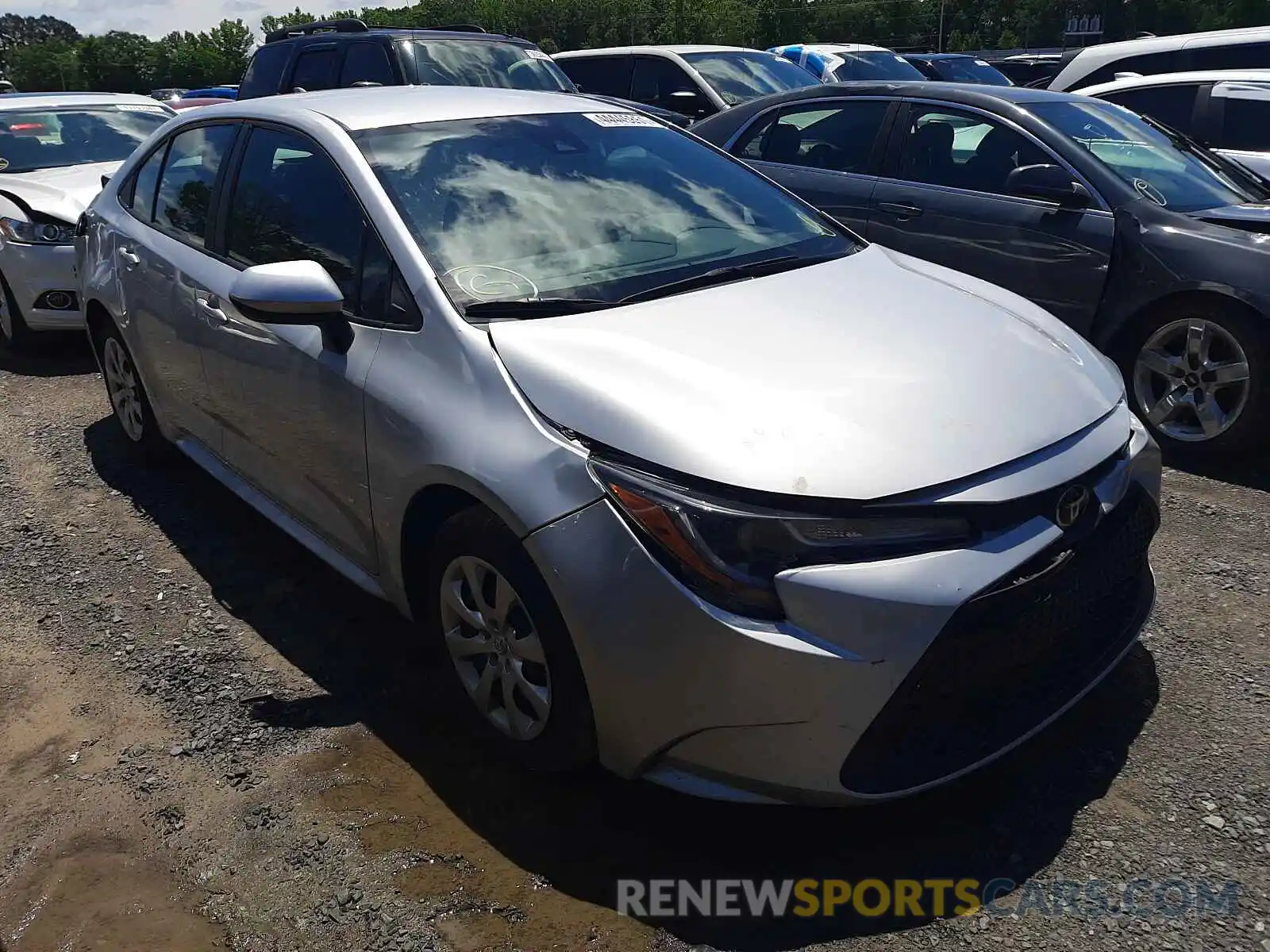 1 Photograph of a damaged car 5YFEPMAE1MP155624 TOYOTA COROLLA 2021