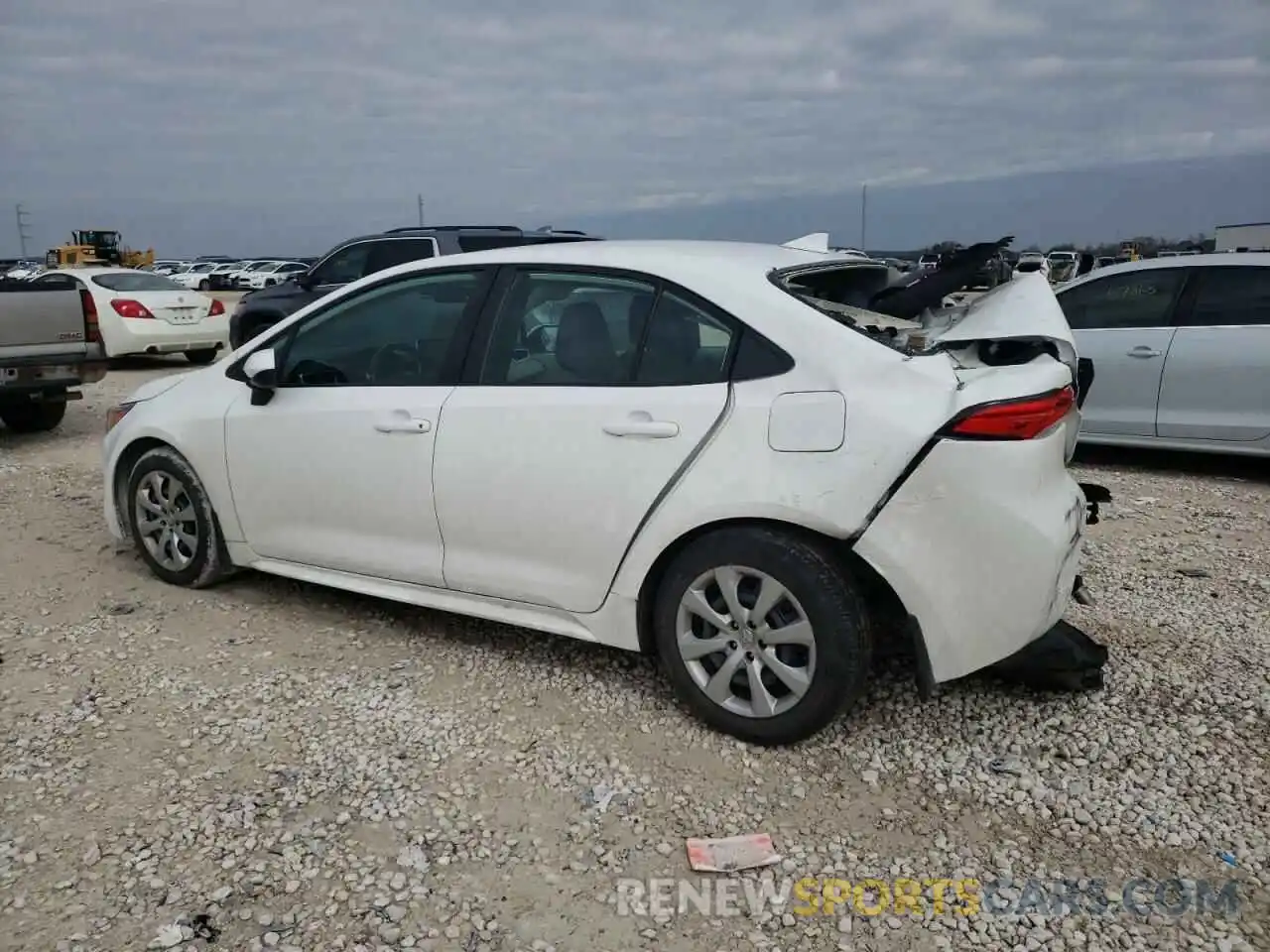 2 Photograph of a damaged car 5YFEPMAE1MP155655 TOYOTA COROLLA 2021