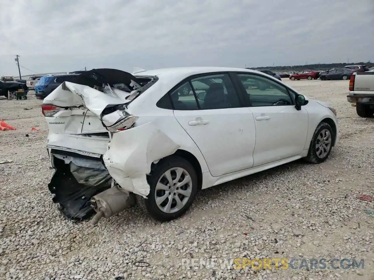 3 Photograph of a damaged car 5YFEPMAE1MP155655 TOYOTA COROLLA 2021