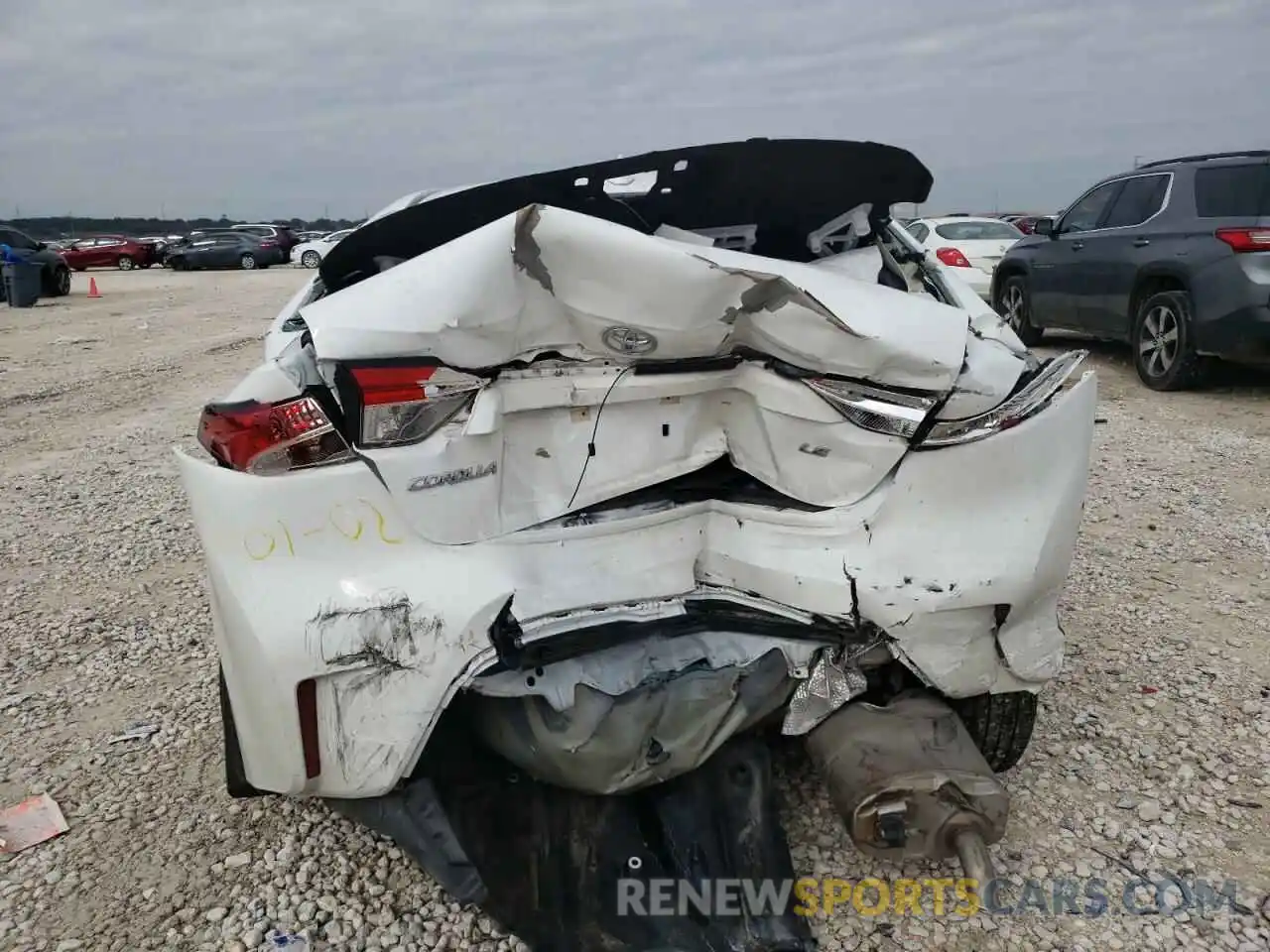 6 Photograph of a damaged car 5YFEPMAE1MP155655 TOYOTA COROLLA 2021